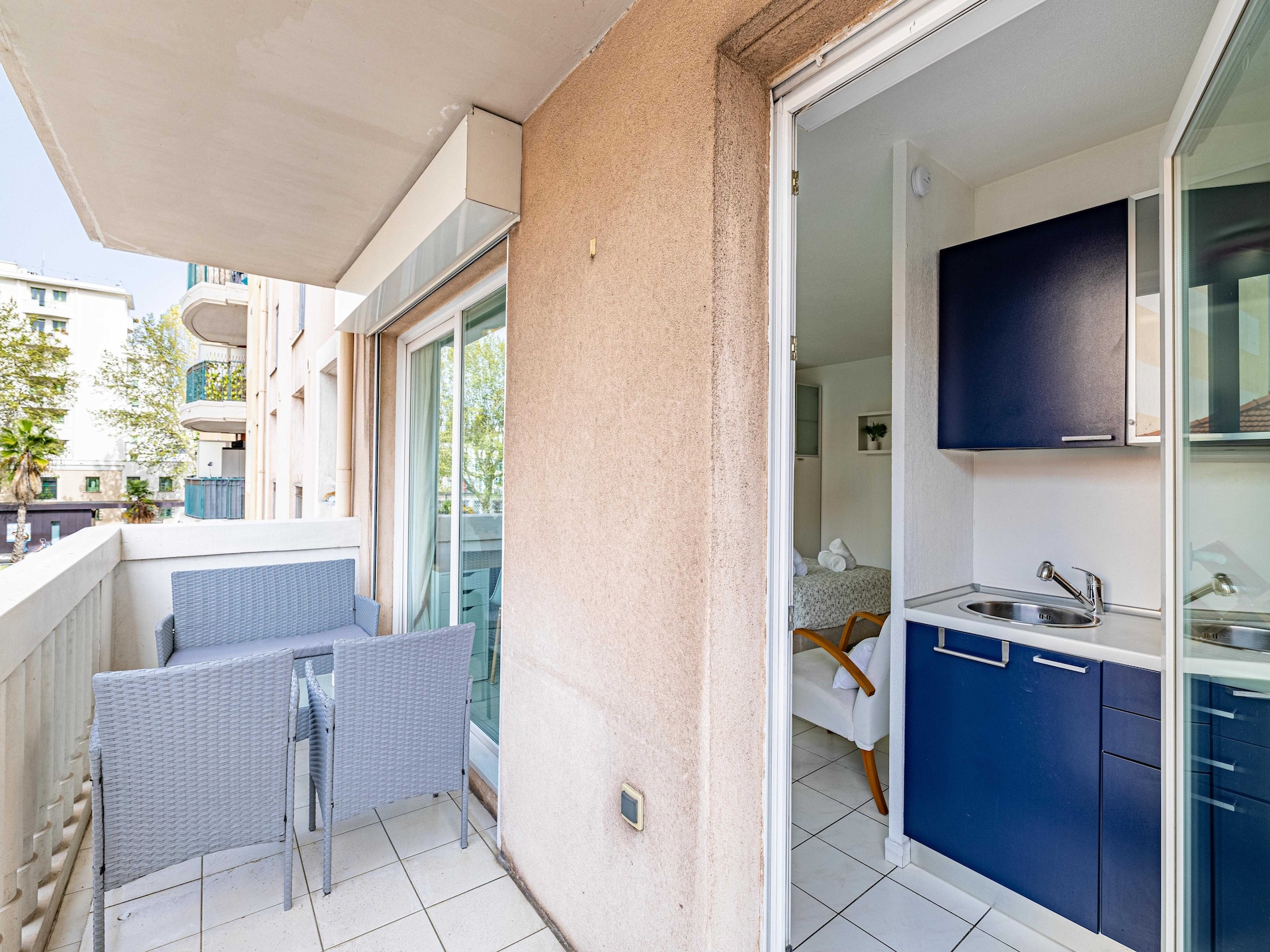 Charmant appartement met zwembad en balkon in hartje Nice - foto 10
