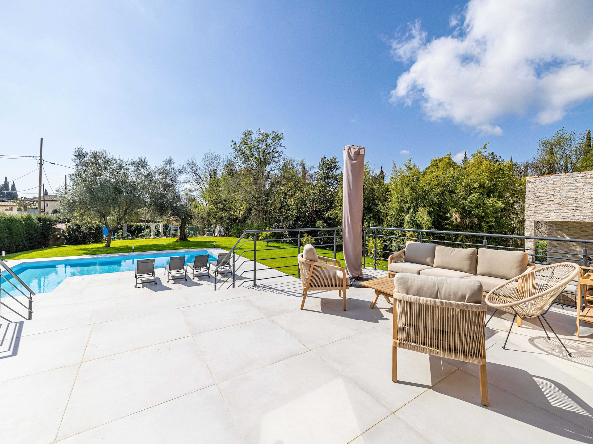 Moderne luxe villa met verwarmd zwembad in Mougins - foto 28