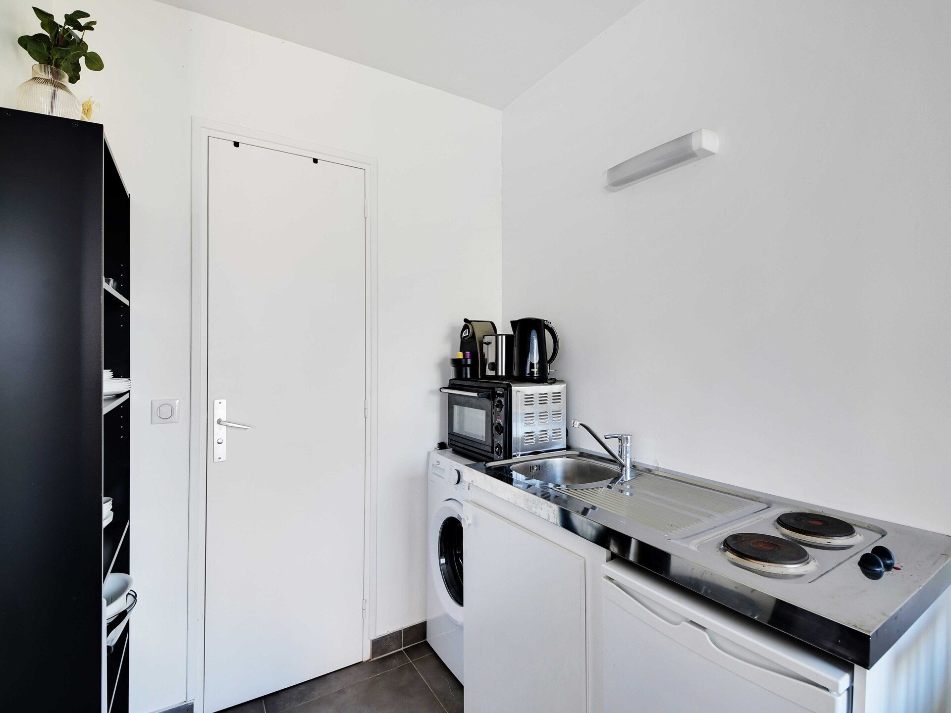 Compacte studio in levendig Pont-de-Flandre, Parijs – vlakbij metro - foto 3