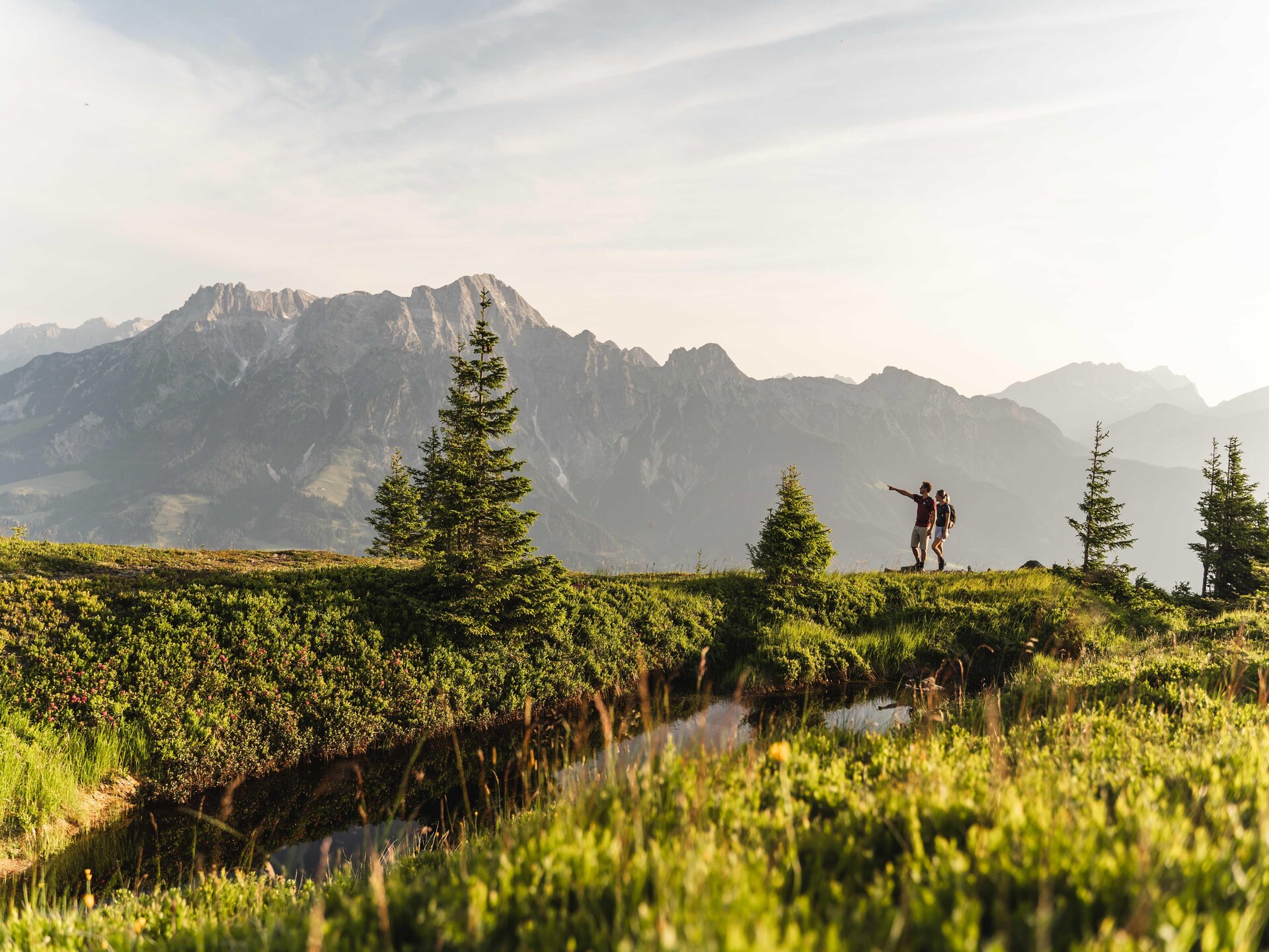 Licht appartement Schnurr-Bartl met panoramisch uitzicht in Saalfelden - foto 35