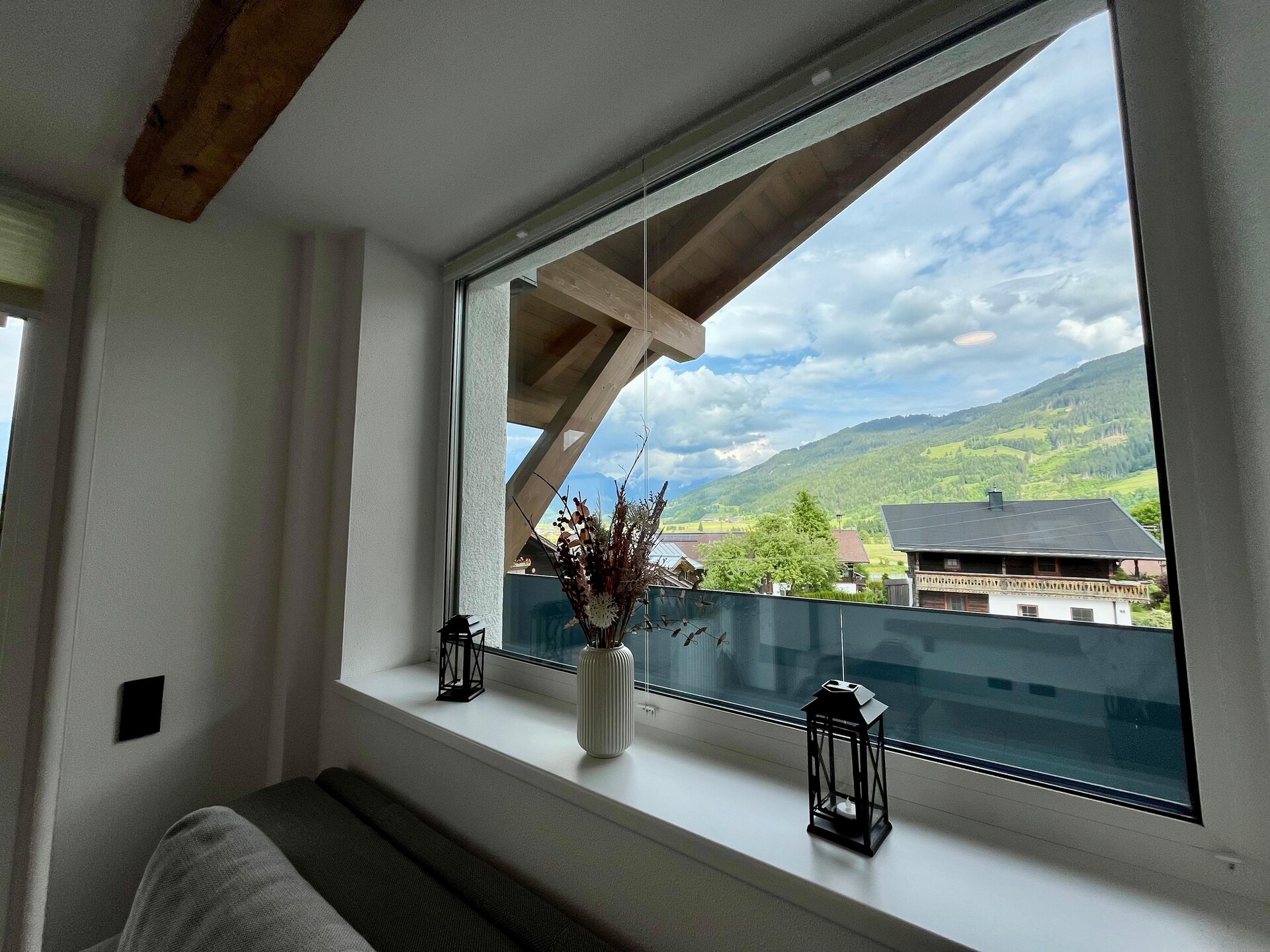 Licht appartement Schnurr-Bartl met panoramisch uitzicht in Saalfelden - foto 9