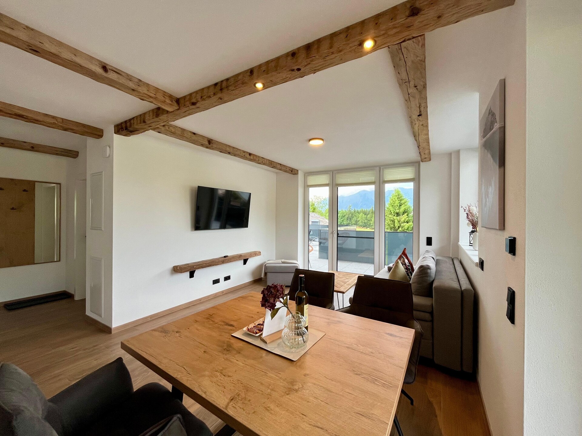 Licht appartement Schnurr-Bartl met panoramisch uitzicht in Saalfelden - foto 4