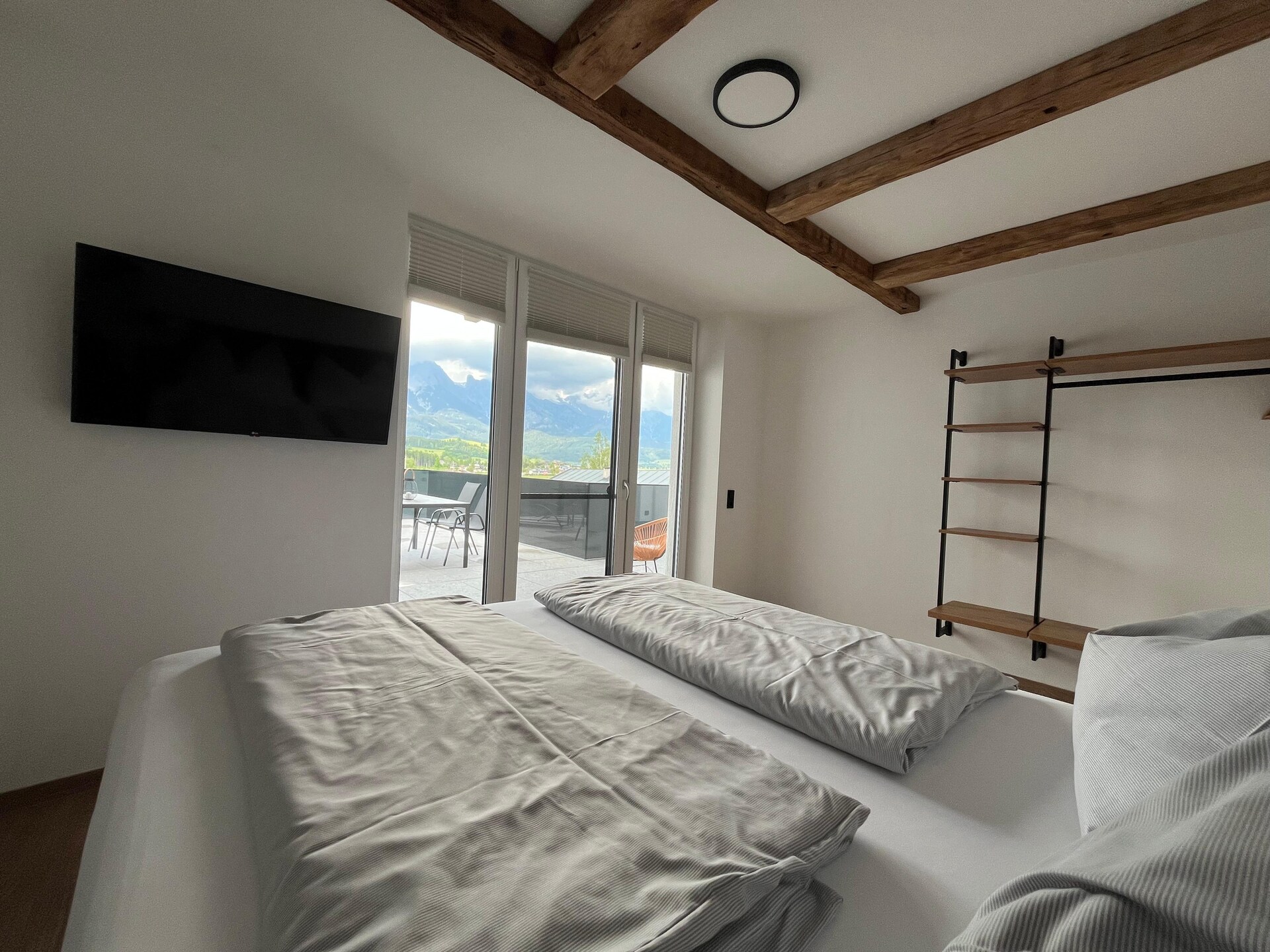 Licht appartement Schnurr-Bartl met panoramisch uitzicht in Saalfelden - foto 17