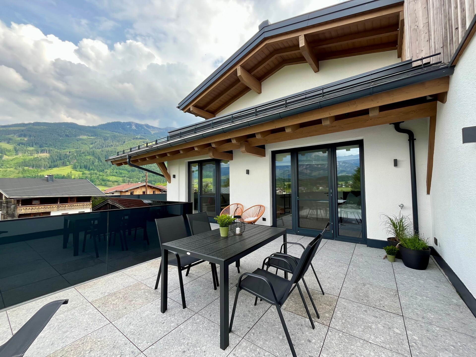Licht appartement Schnurr-Bartl met panoramisch uitzicht in Saalfelden - foto 12