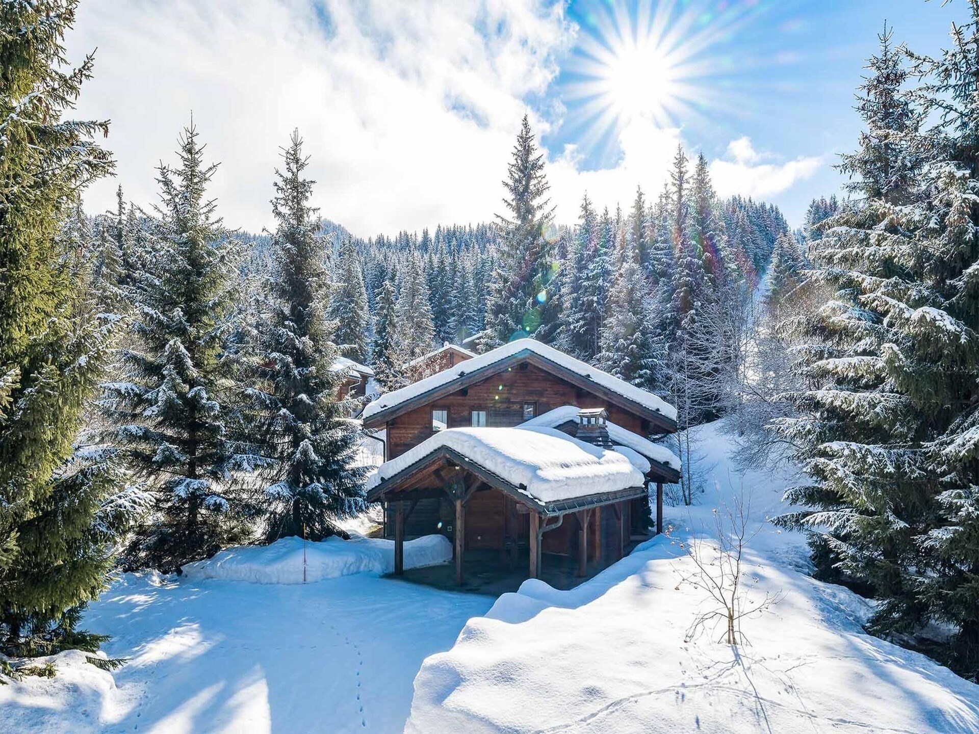 Chalet Lea: Ruim 12-persoons chalet direct aan de piste in La Tania - foto 13
