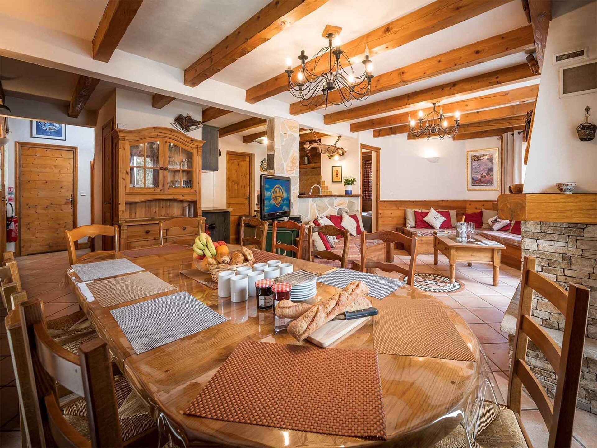 Chalet Lea: Ruim 12-persoons chalet direct aan de piste in La Tania - foto 17