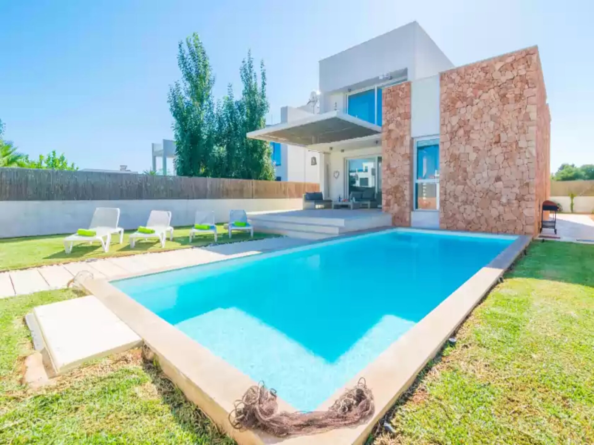 Vrijstaande villa met privézwembad nabij strand Sa Ràpita - foto 8
