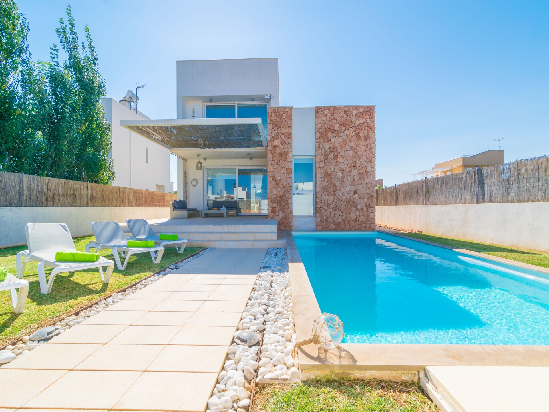 Vrijstaande villa met privézwembad nabij strand Sa Ràpita - foto 12