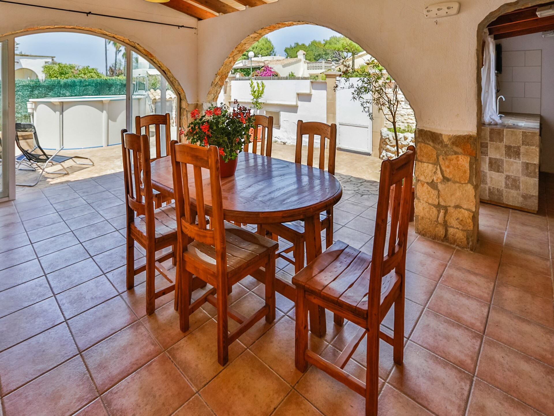Sfeervolle tent aan de golfbaan bij Port d'Alcúdia, vlakbij het strand - foto 16