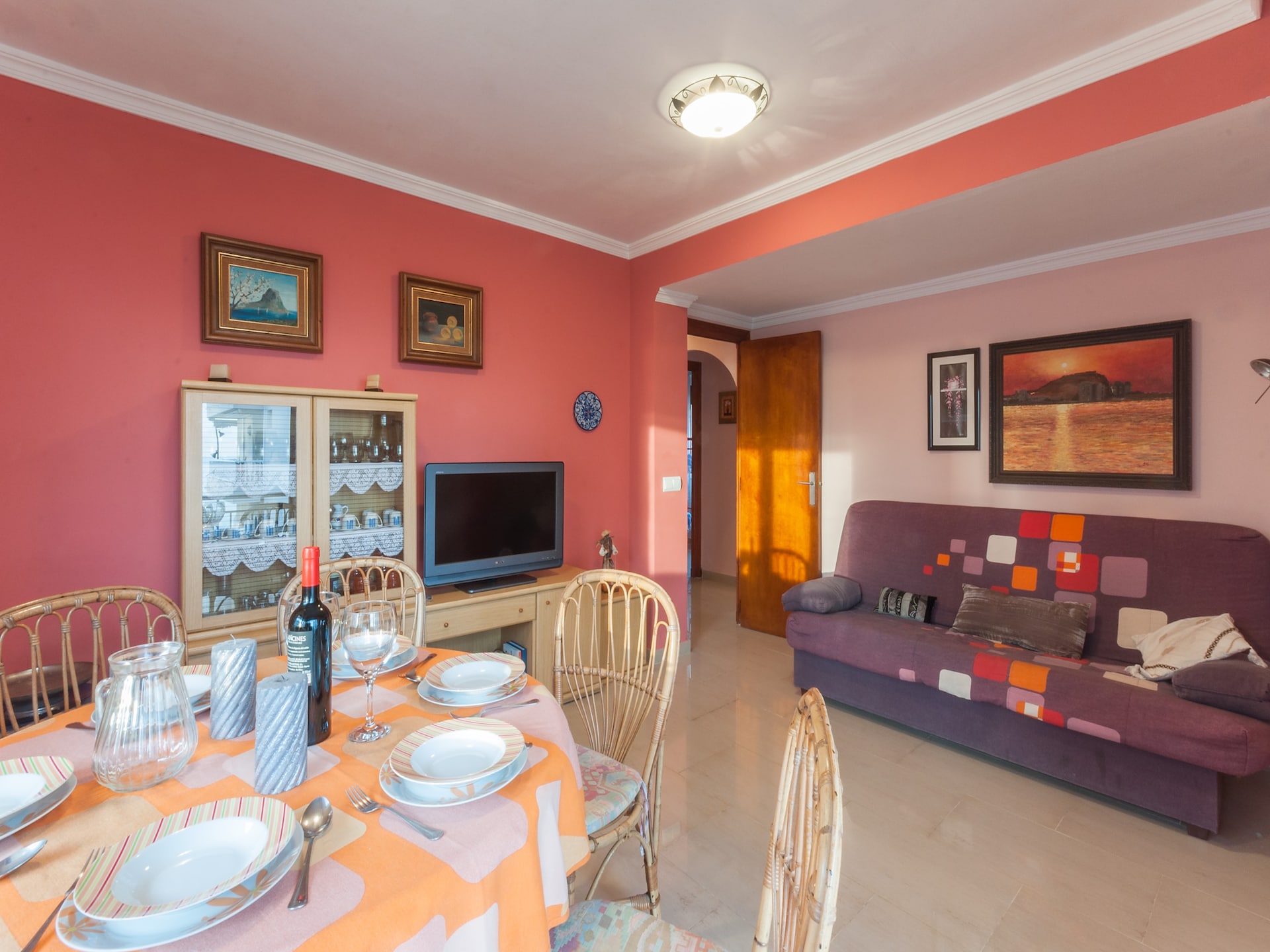 Aan het strand: Ruim appartement Sirena in hartje Moraira - foto 1