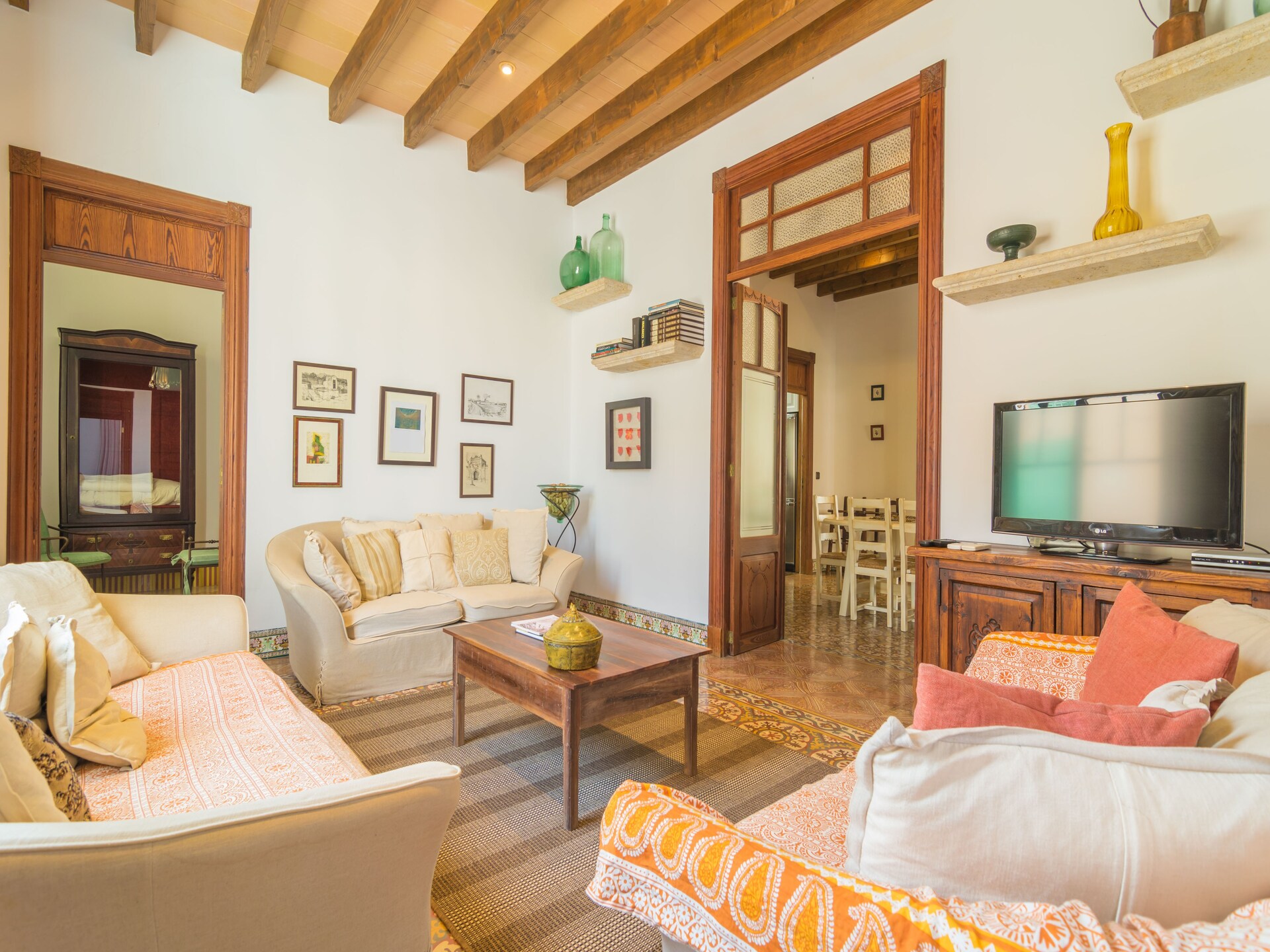 Authentieke Mallorcaanse villa met privézwembad aan de golfbaan in Maria de la Salut - foto 12
