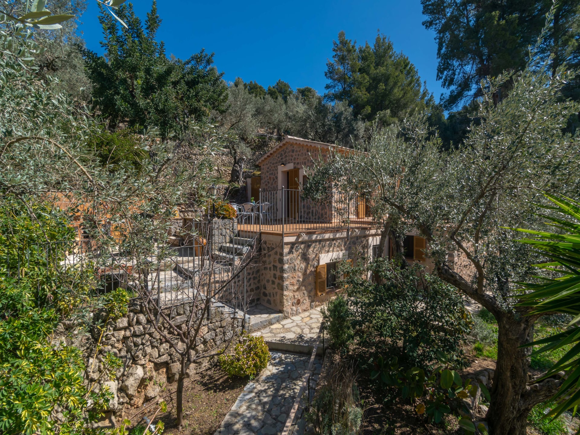 Authentieke stenen tentvilla met panoramisch uitzicht op de Tramuntana - foto 2