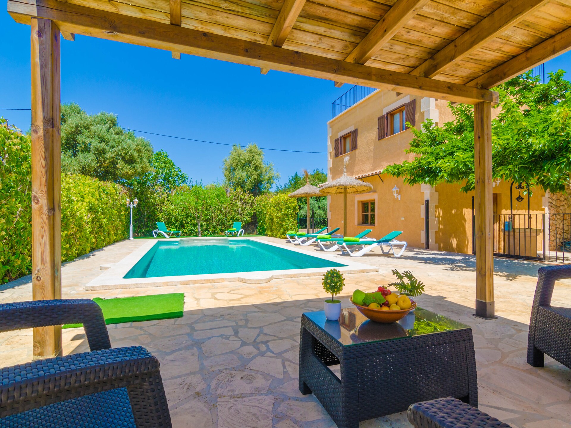 Vrijstaande villa met privézwembad en tennisbaan aan golfbaan Manacor - foto 10