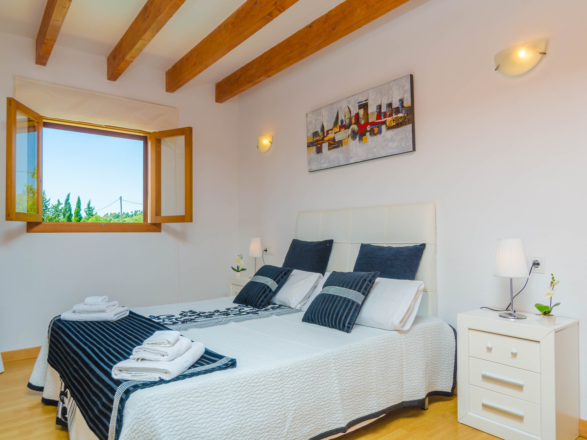 Vrijstaande villa met privézwembad en tennisbaan aan golfbaan Manacor - foto 4