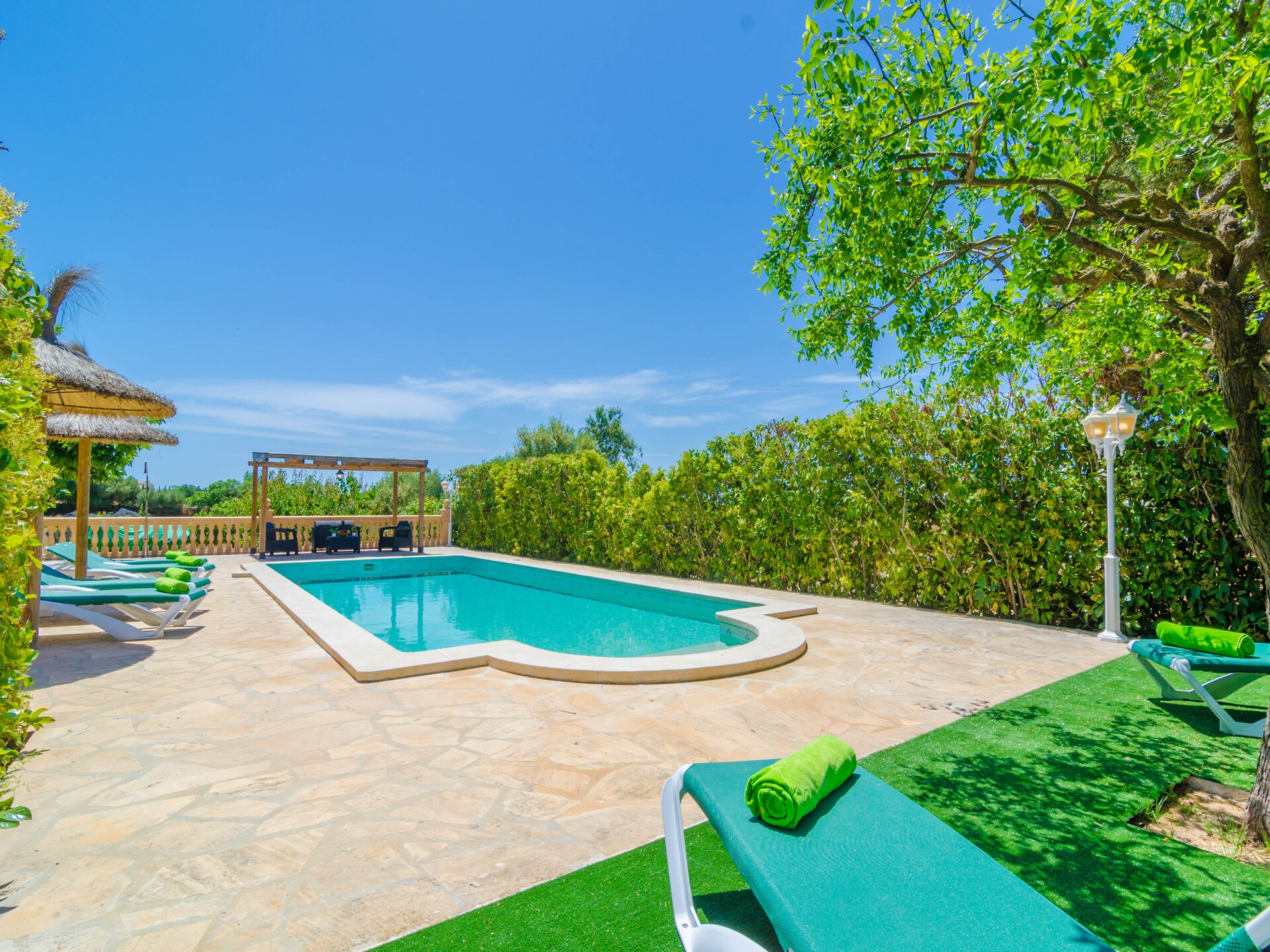 Vrijstaande villa met privézwembad en tennisbaan aan golfbaan Manacor - foto 12