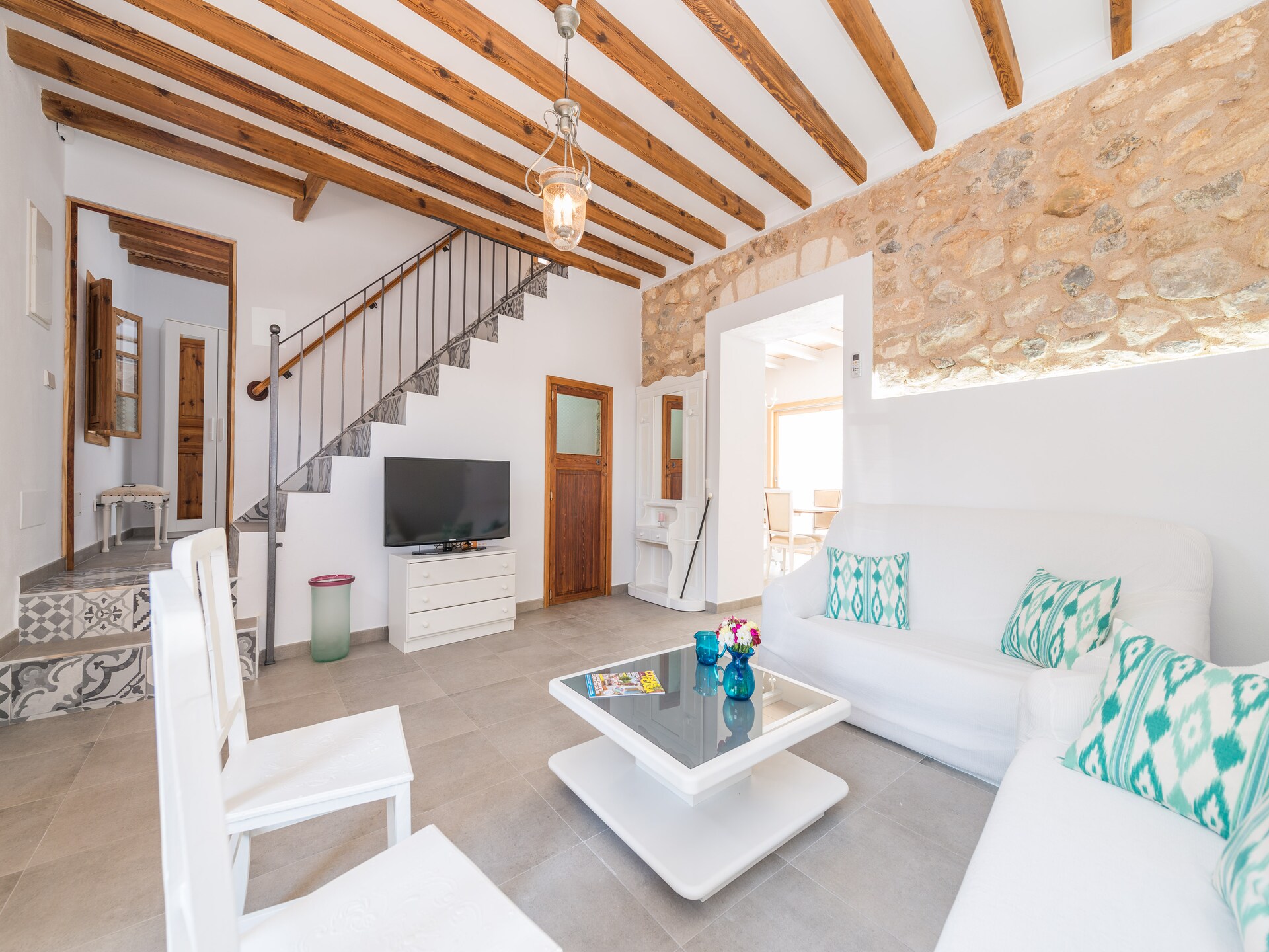 Can Diana: Dorpsvilla met privé-zoutwaterbad in authentiek Campanet - foto 9
