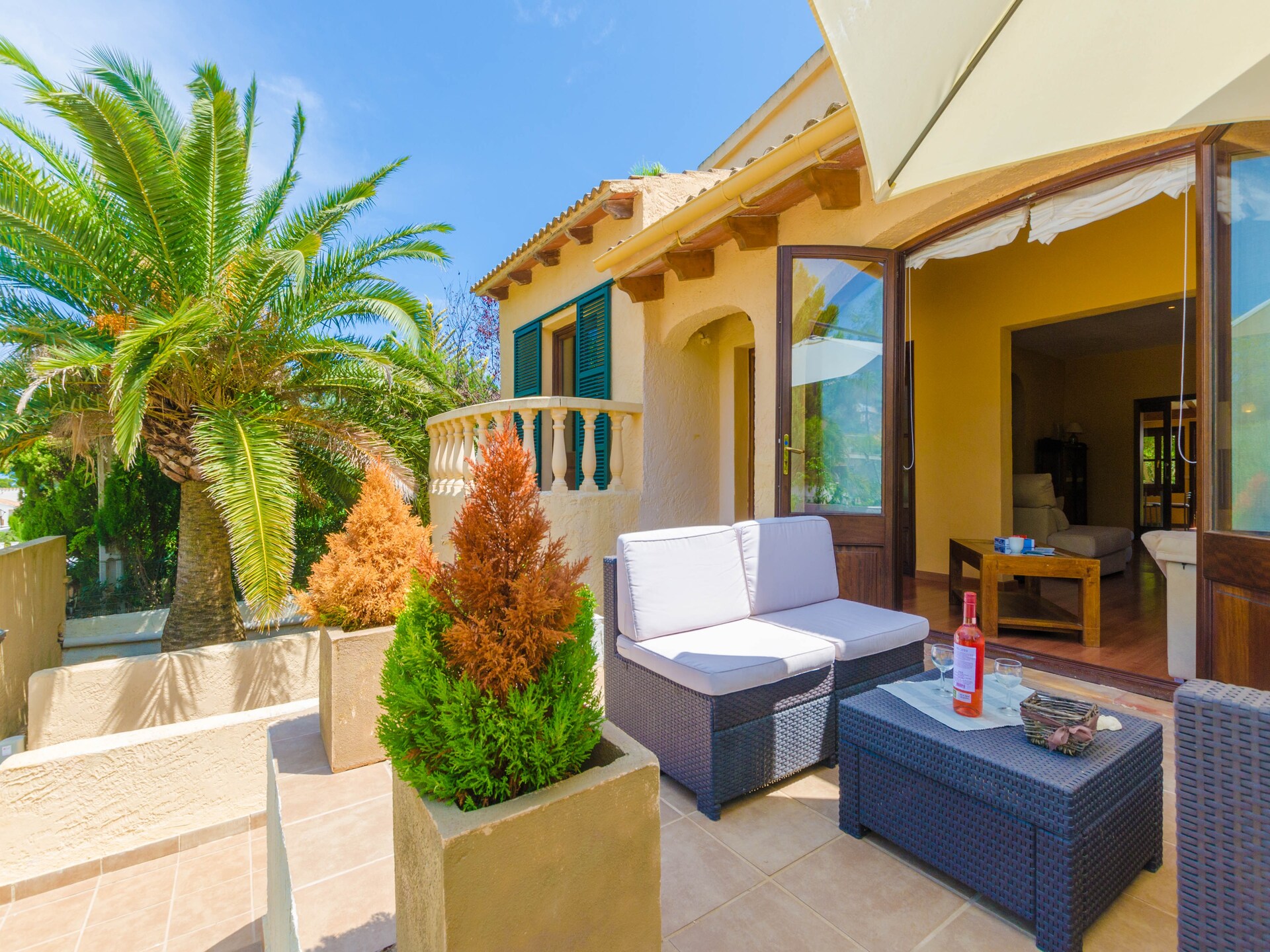 Sfeervolle tent aan de golfbaan in Son Serra De Marina, 500m van strand - foto 26
