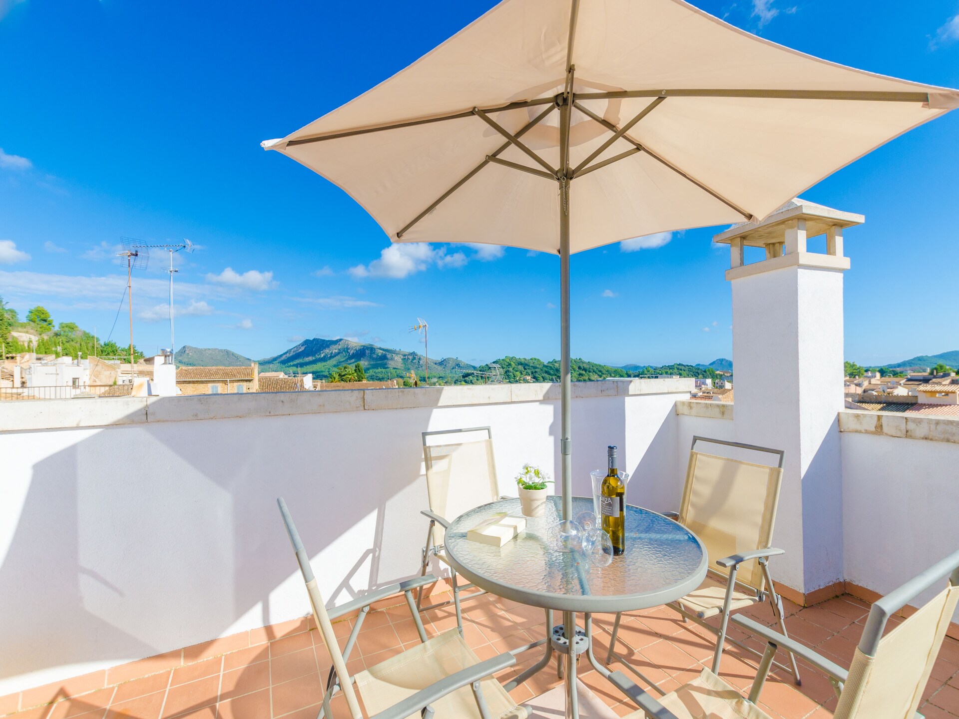 Sfeervolle tent aan de golfbaan in Artà met panoramisch bergzicht - foto 29