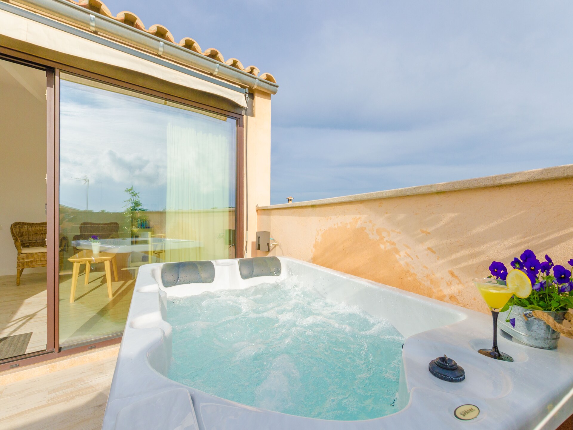 Luxe Safaritent aan de Golfbaan met Jacuzzi en Panoramisch Uitzicht in Costitx - foto 25