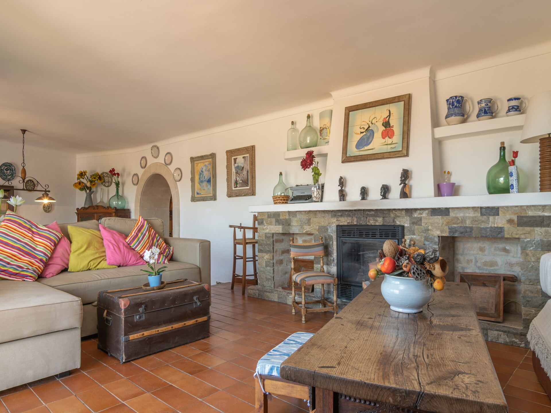 Authentieke Mallorcaanse villa met privézwembad aan de golfbaan in Campanet - foto 14