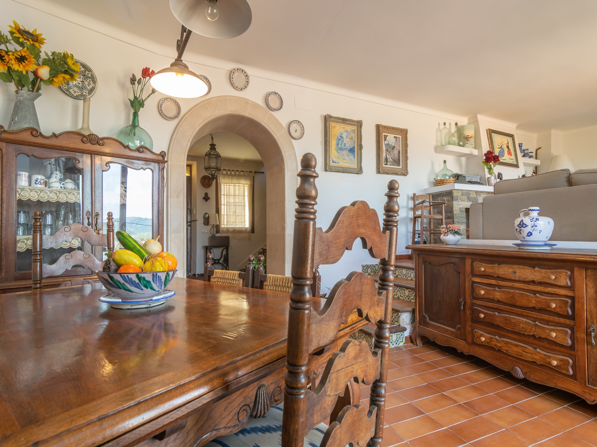 Authentieke Mallorcaanse villa met privézwembad aan de golfbaan in Campanet - foto 16