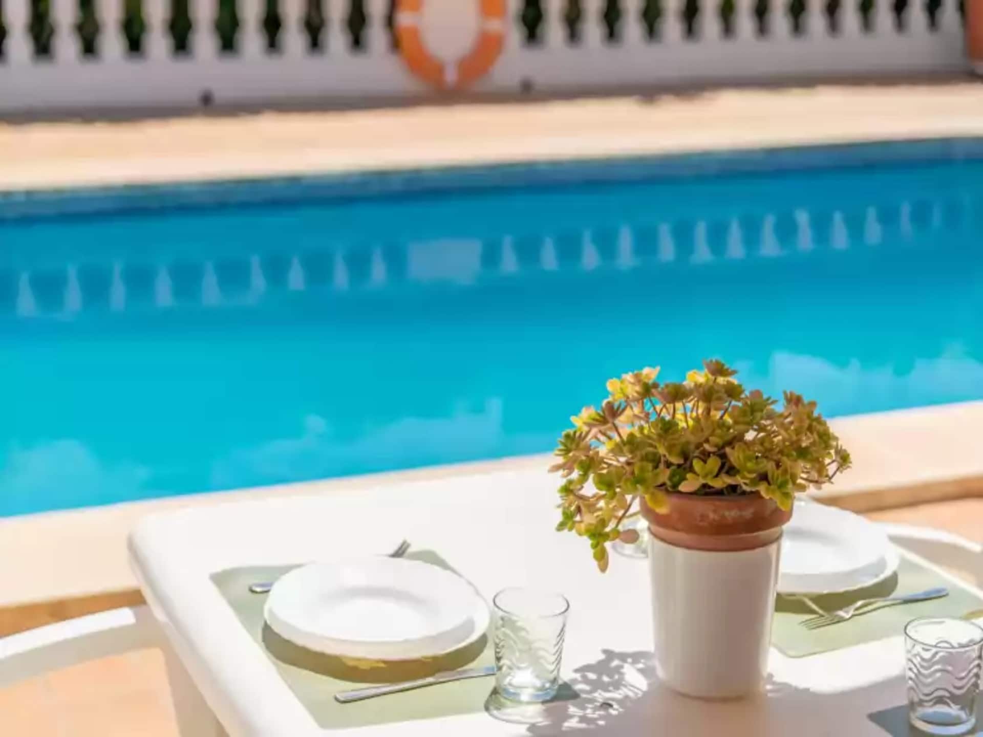 Gezellig appartement met gedeeld zwembad aan de golfbaan in Cala en Porter - foto 5
