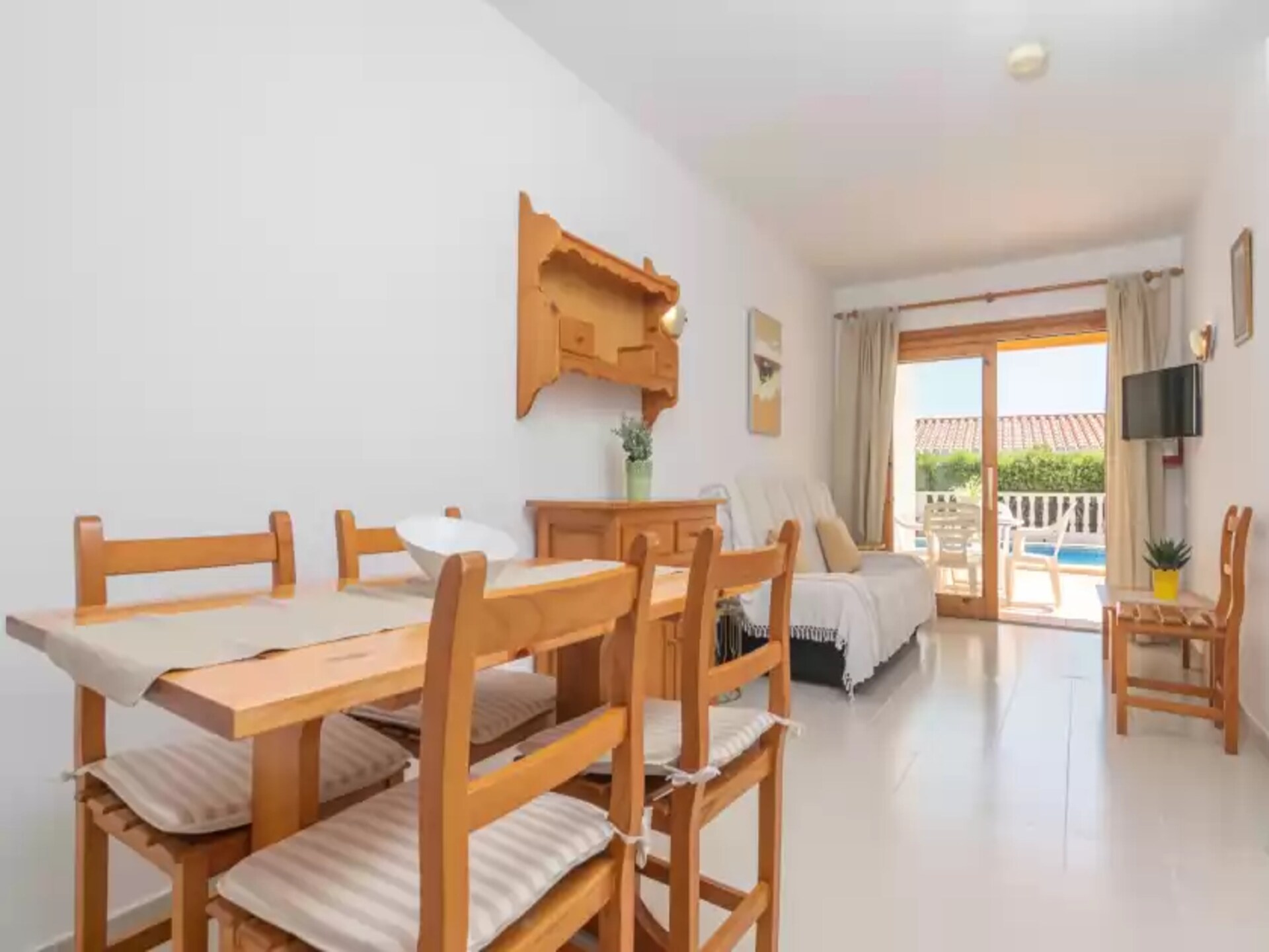 Gezellig appartement met gedeeld zwembad aan de golfbaan in Cala en Porter - foto 16