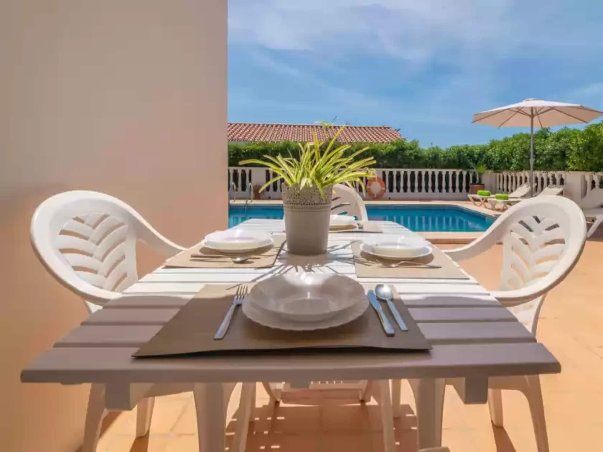 Gezellig appartement met gedeeld zwembad aan de golfbaan in Cala en Porter - foto 28