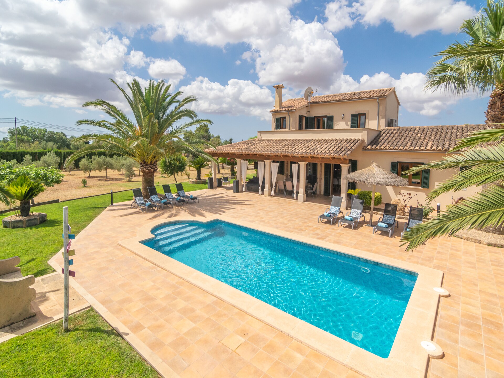 Vrijstaande villa aan golfbaan met privézwembad, jacuzzi & sauna in Llucmajor - foto 2