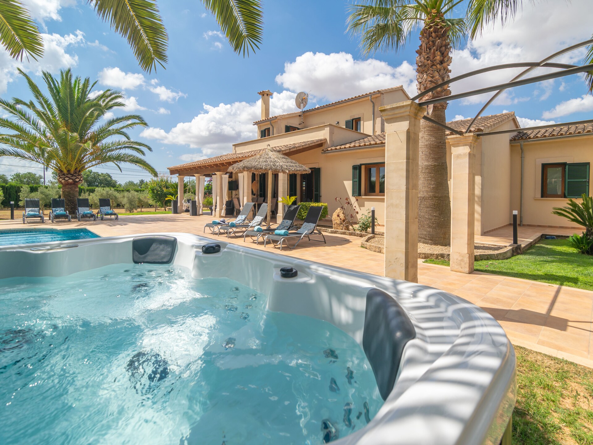Vrijstaande villa aan golfbaan met privézwembad, jacuzzi & sauna in Llucmajor - foto 12