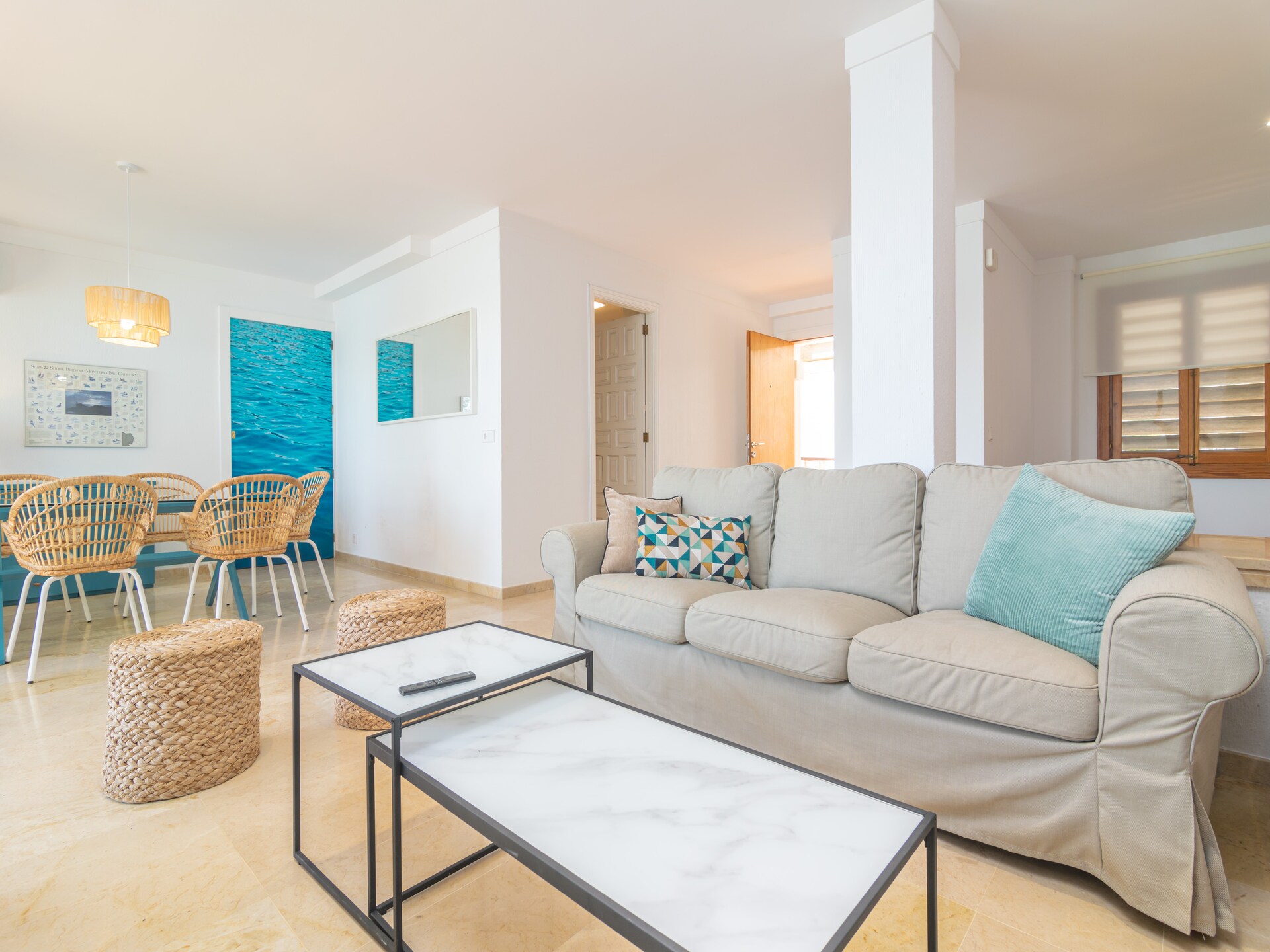 Duplex aan de Golfbaan met Zeezicht, 200m van het Strand - foto 10