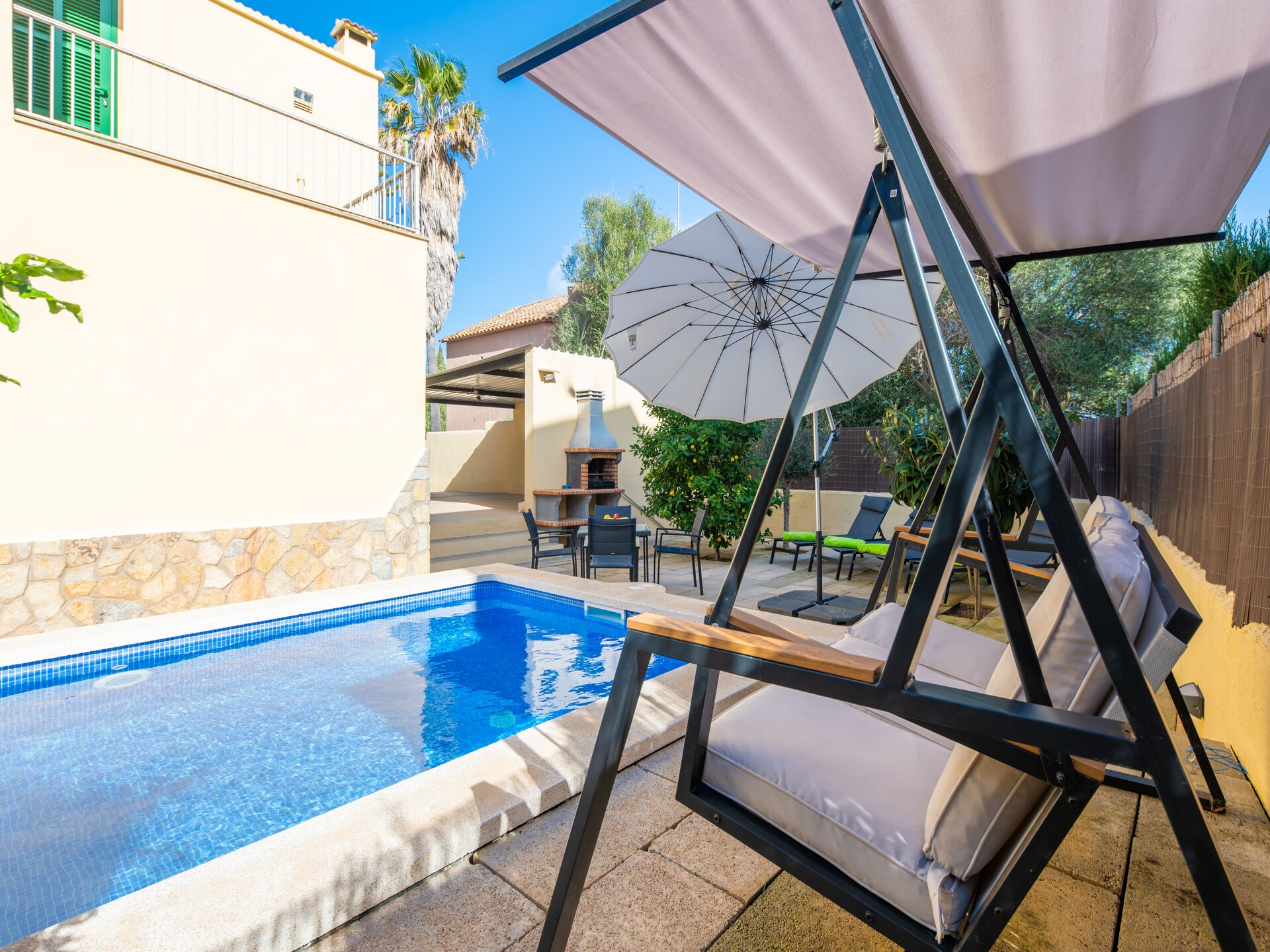 Vrijstaande villa met privézwembad aan de golfbaan in Portocolom - foto 8