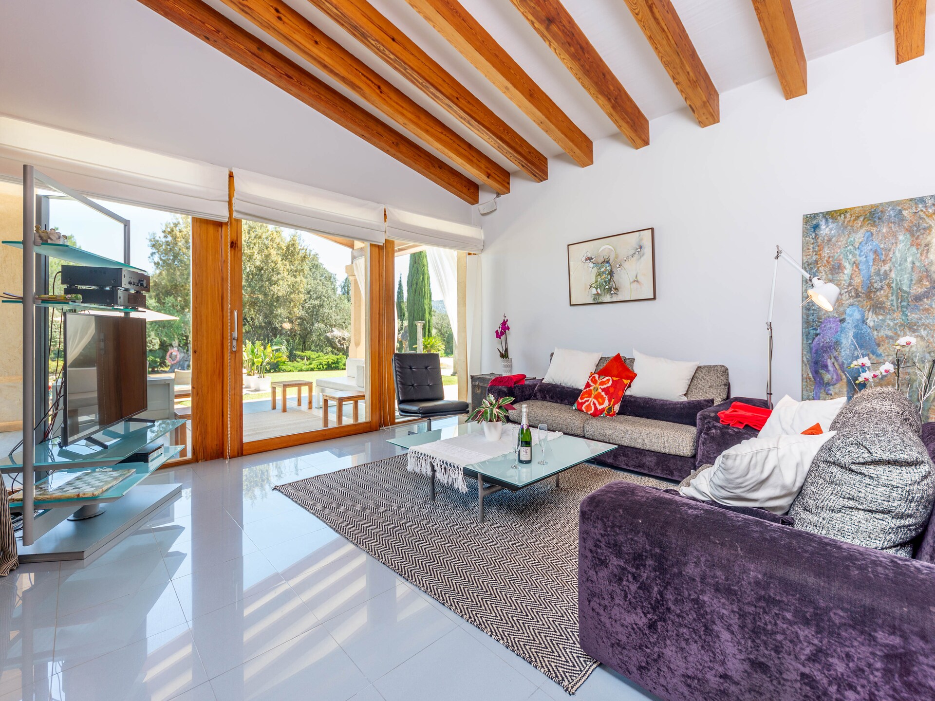 Vrijstaande villa aan golfbaan met privézwembad en jacuzzi bij Pollença - foto 12