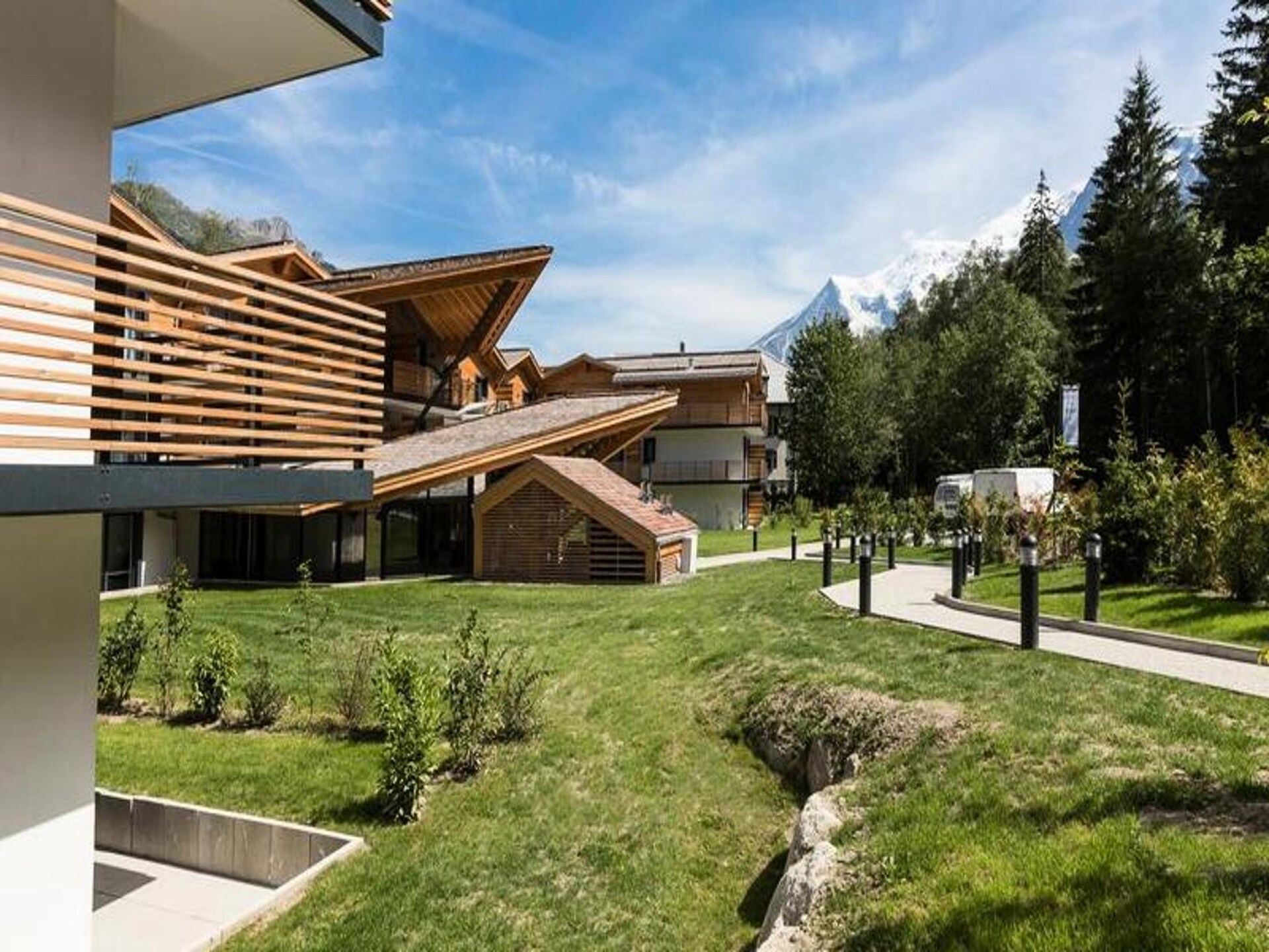 Ruim 3-kamerappartement voor 7 personen met zwembad en uitzicht op de Mont Blanc - foto 20
