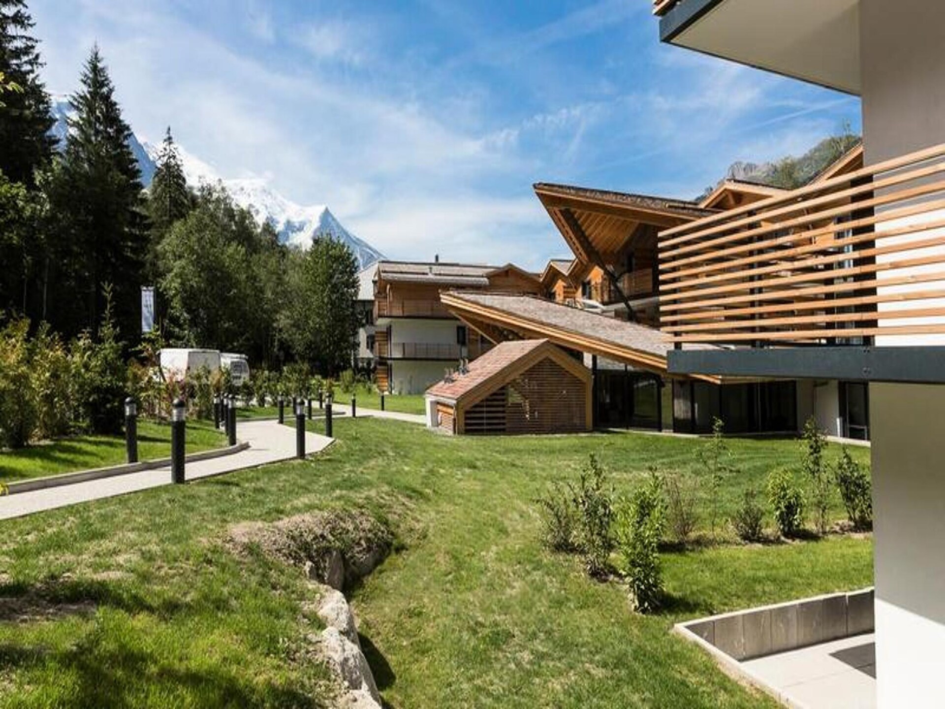 Ruim 3-kamerappartement voor 7 personen met zwembad en uitzicht op de Mont Blanc - foto 21