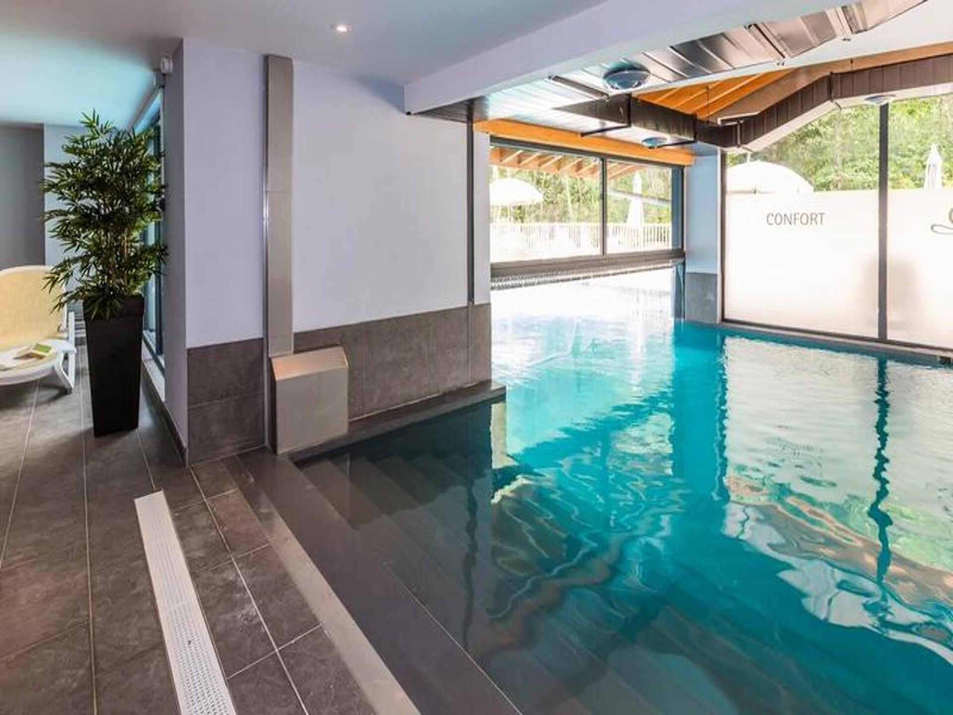 Ruim 3-kamerappartement voor 7 personen met zwembad en uitzicht op de Mont Blanc - foto 28