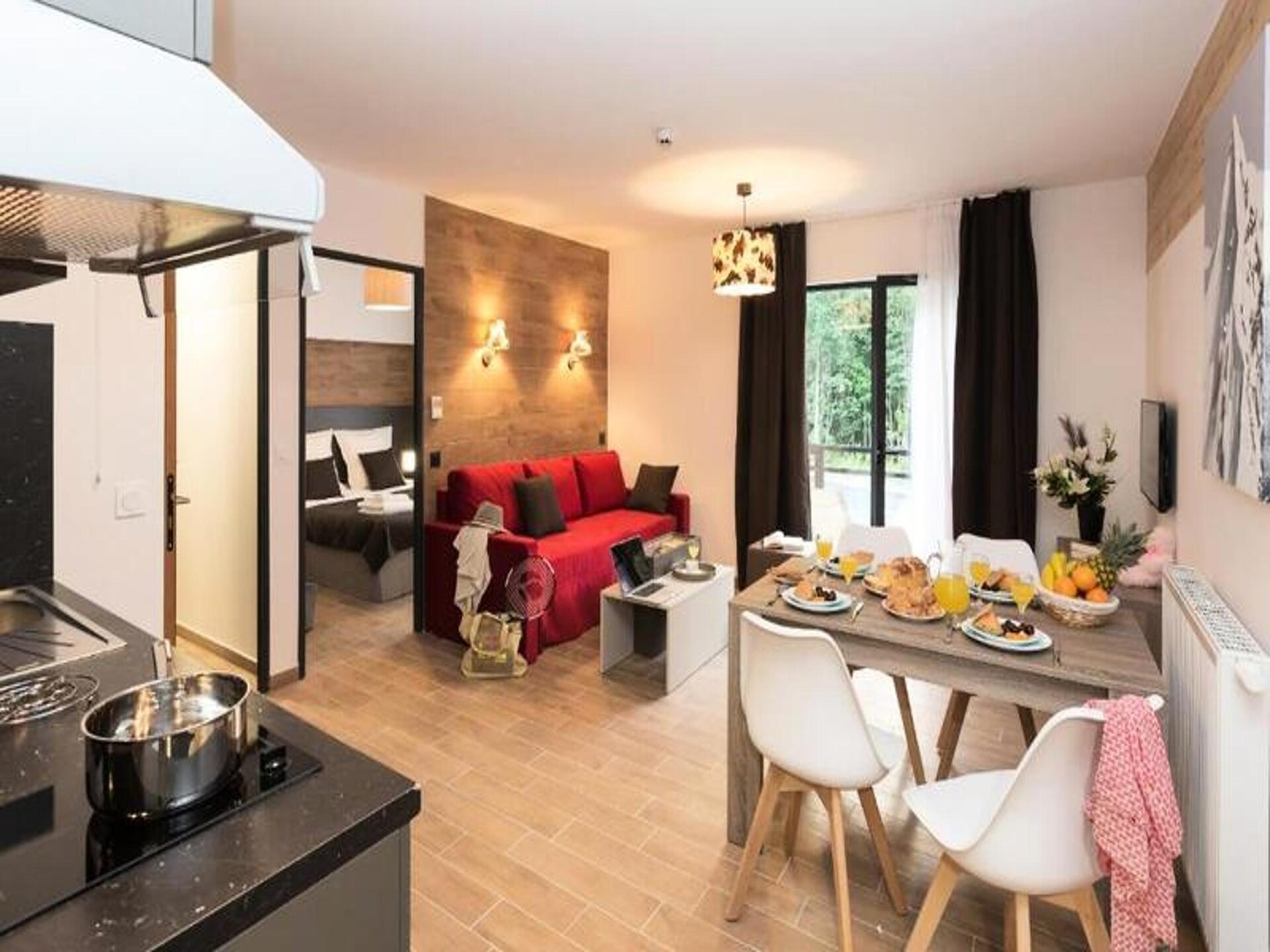 Ruim 3-kamerappartement voor 7 personen met zwembad en uitzicht op de Mont Blanc - foto 30