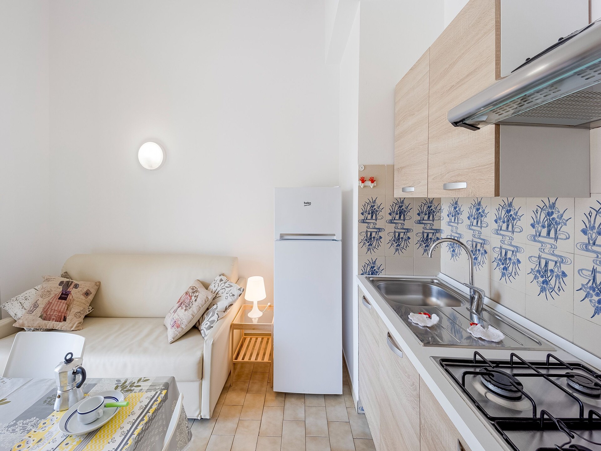 Op 1,2 km van zee: Compact appartement in Loano voor 4 personen - foto 5