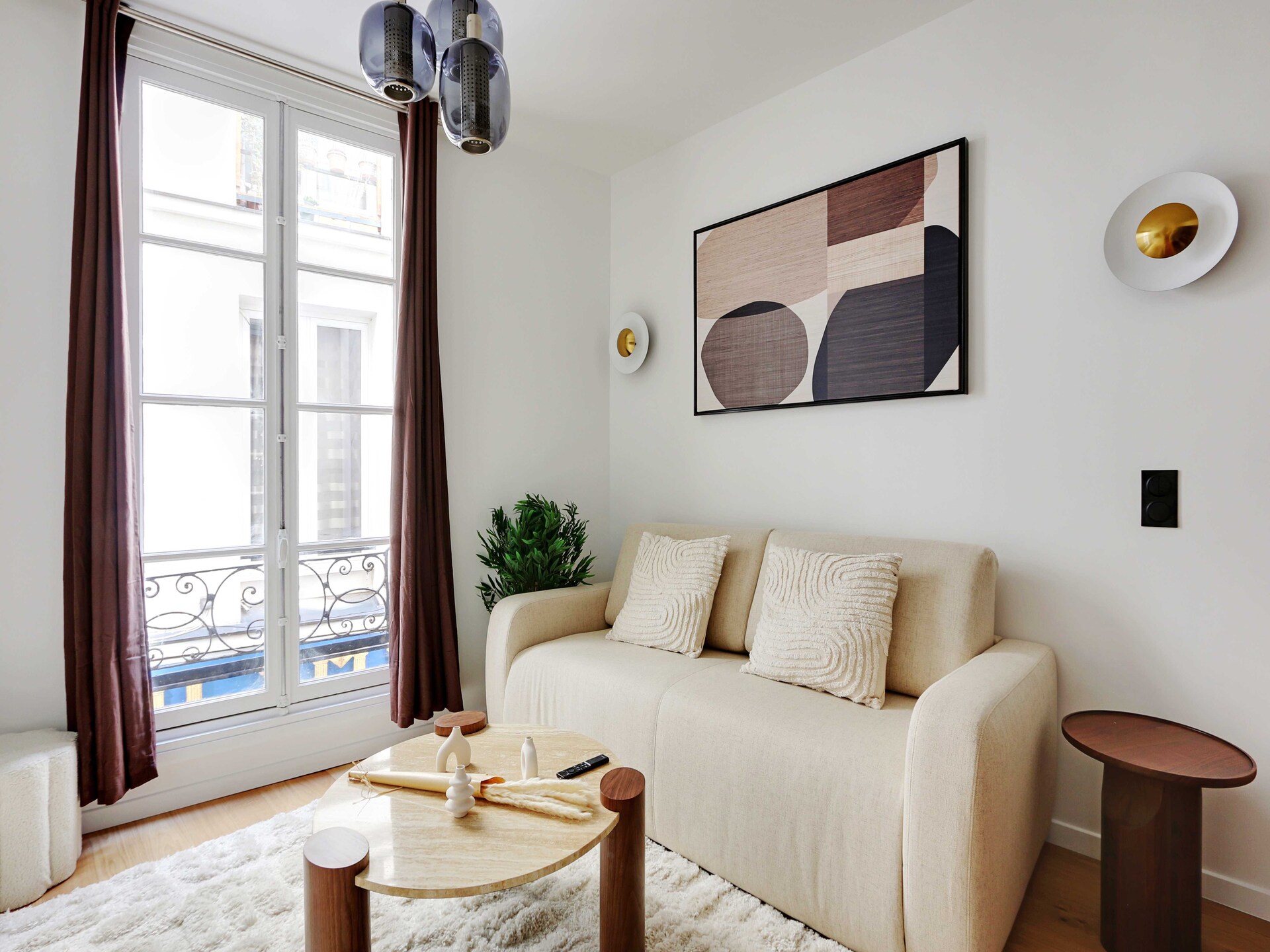 Licht appartement met 2 slaapkamers in Quartier Latin, vlakbij Notre-Dame - foto 1