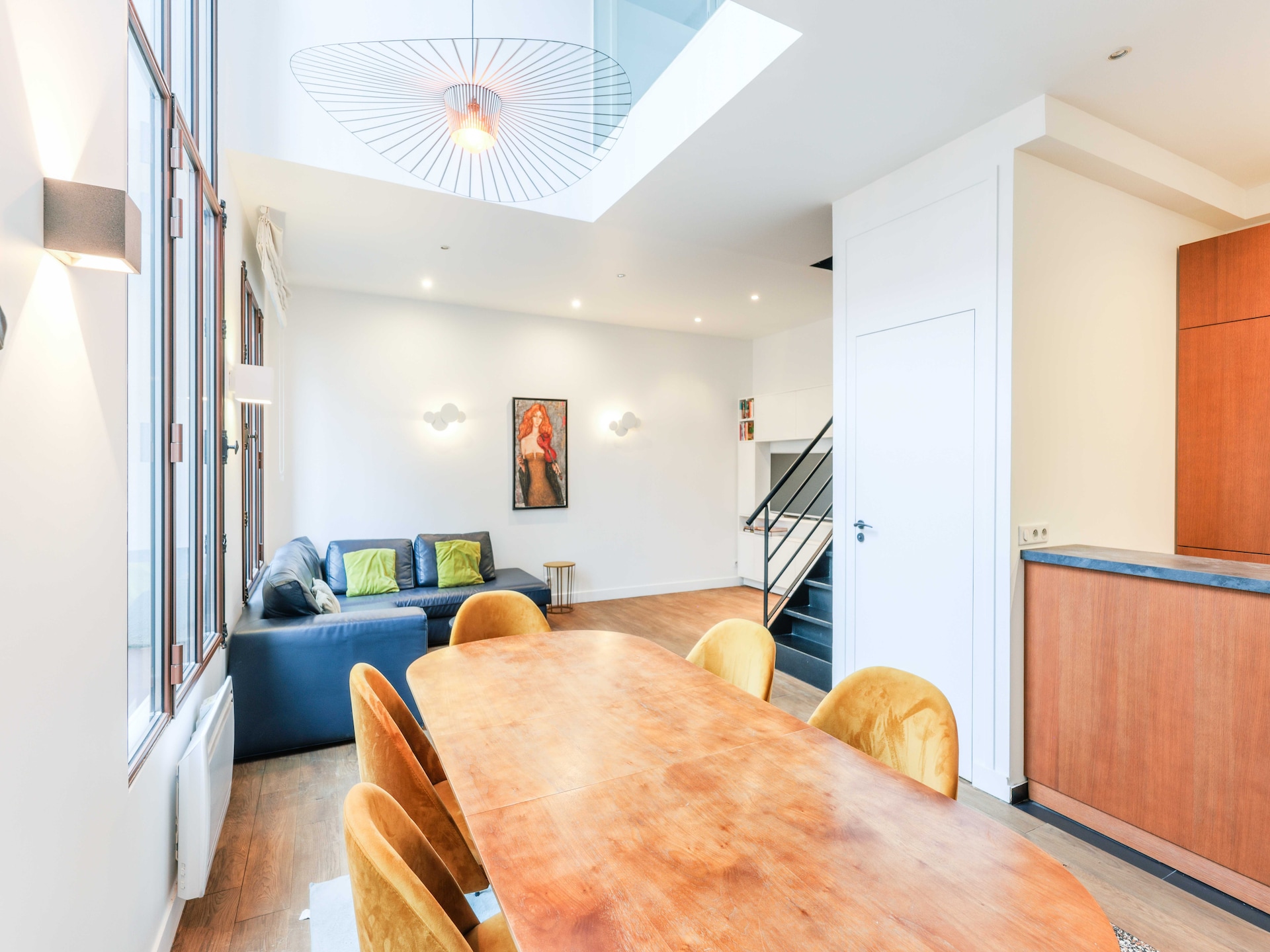 Licht duplex loft met privé terras nabij Place de la Bastille - foto 9