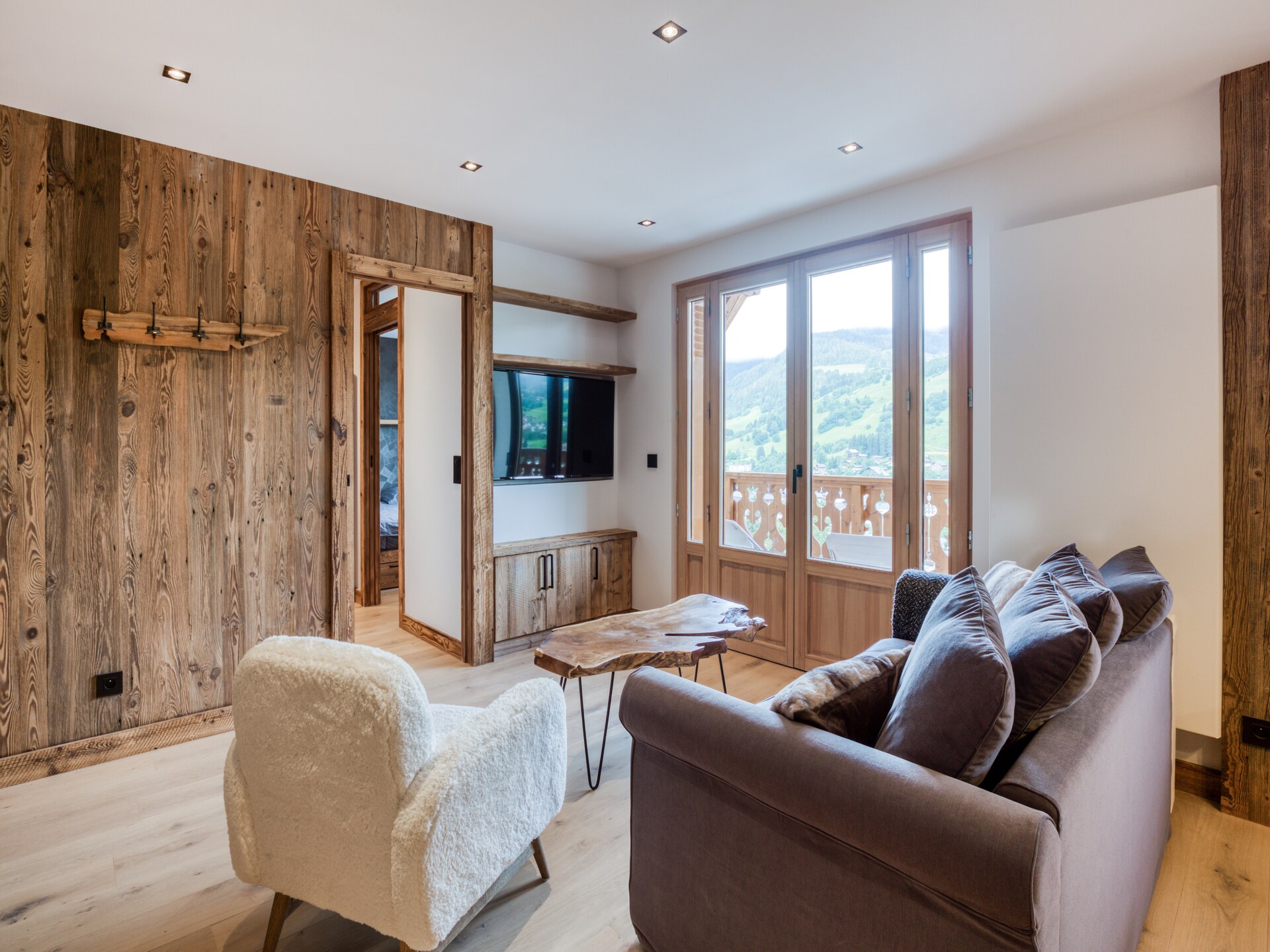 Gerenoveerd appartement in het centrum van Megève voor 5 personen - foto 3