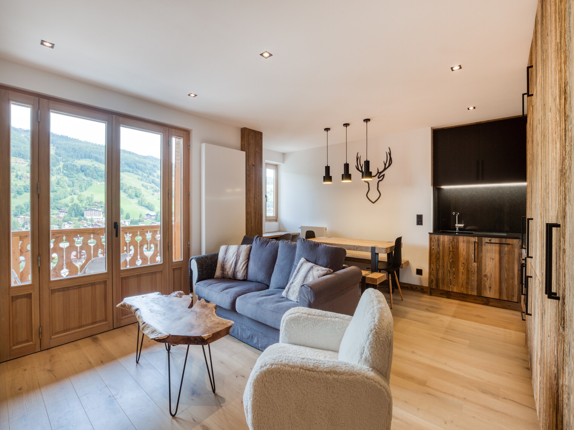 Gerenoveerd appartement in het centrum van Megève voor 5 personen - foto 8