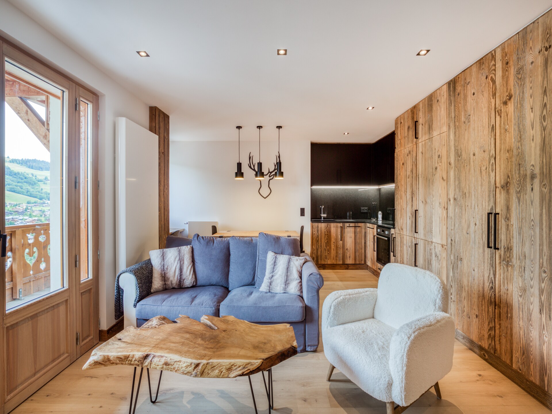 Gerenoveerd appartement in het centrum van Megève voor 5 personen - foto 9