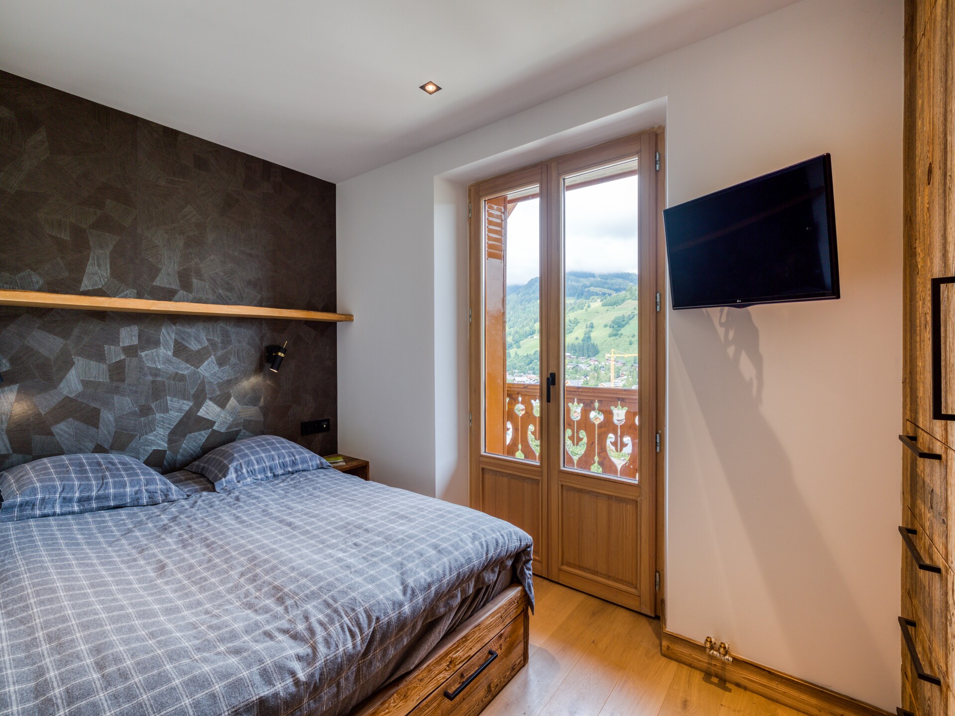 Gerenoveerd appartement in het centrum van Megève voor 5 personen - foto 10