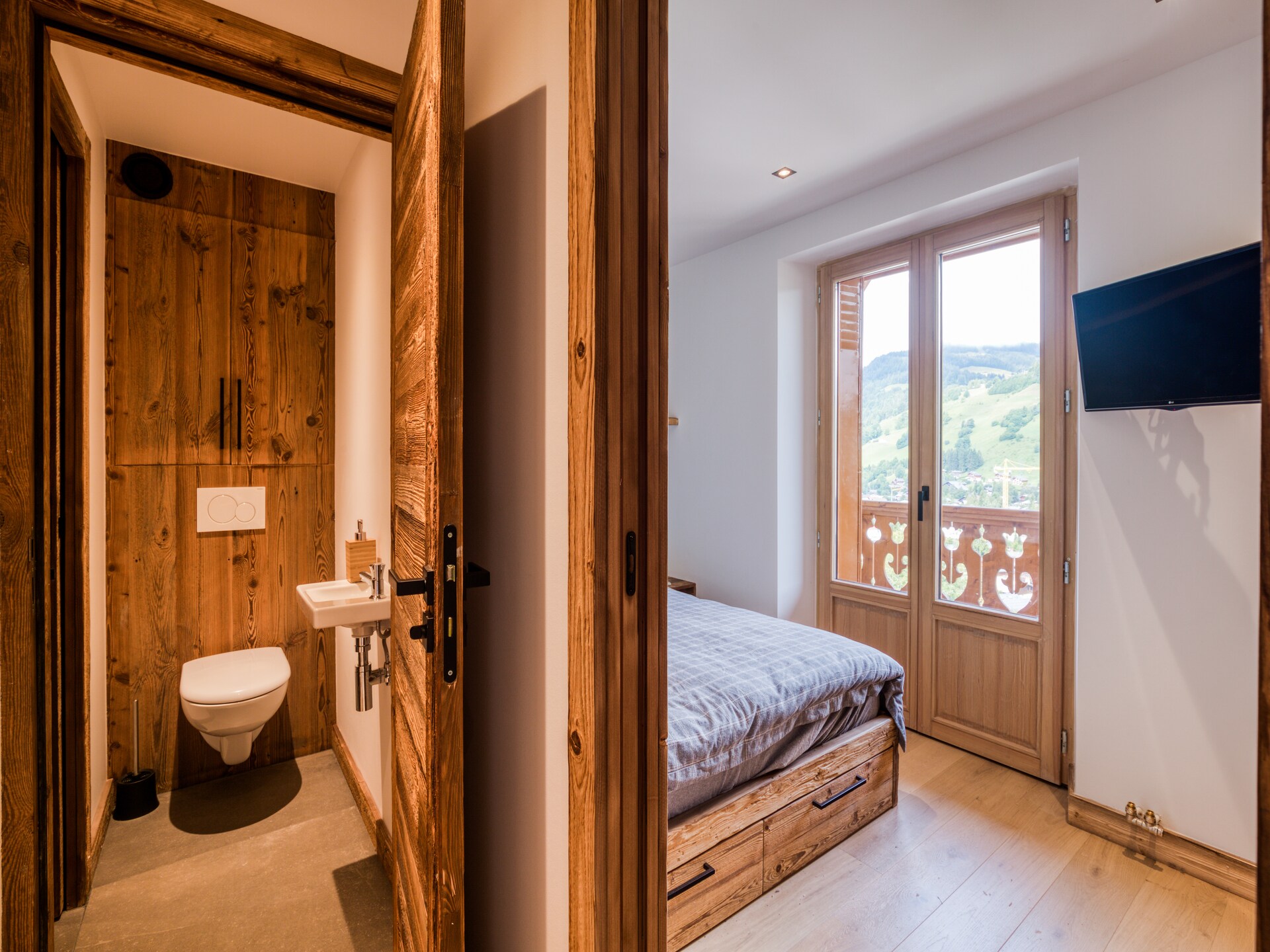 Gerenoveerd appartement in het centrum van Megève voor 5 personen - foto 15