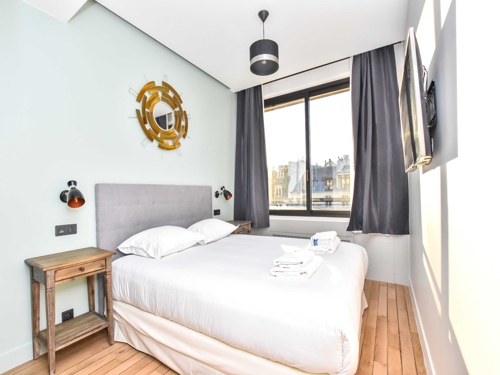 Licht appartement met airco in het 9e arrondissement, vlak bij Opéra Garnier - foto 5
