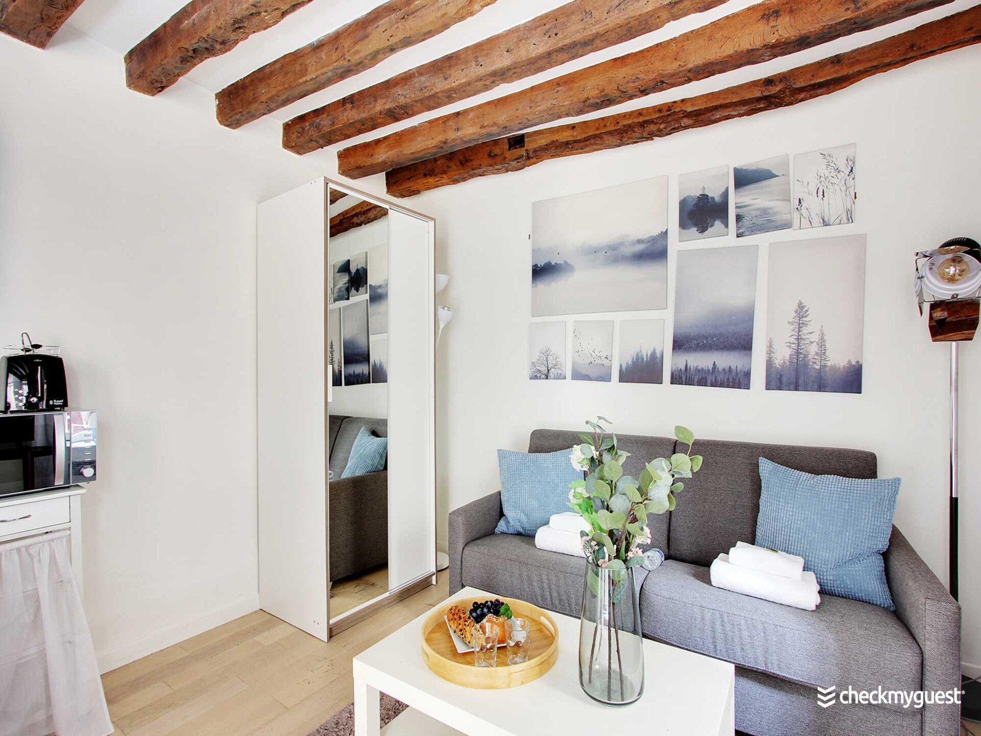 Intieme studio in het hart van de Rue Mouffetard, Parijs 5e - foto 3
