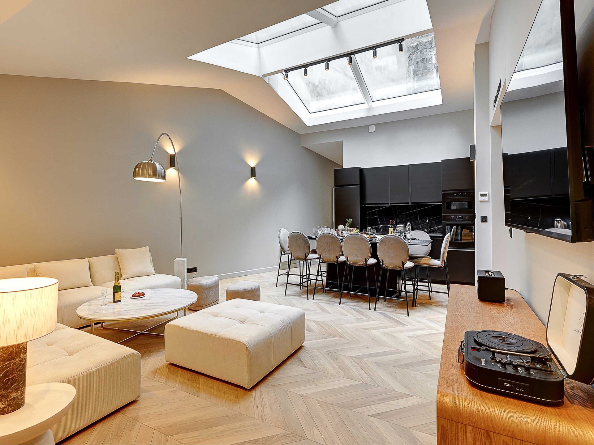 Licht modern appartement 126m² in hartje Le Marais, Parijs - foto 8