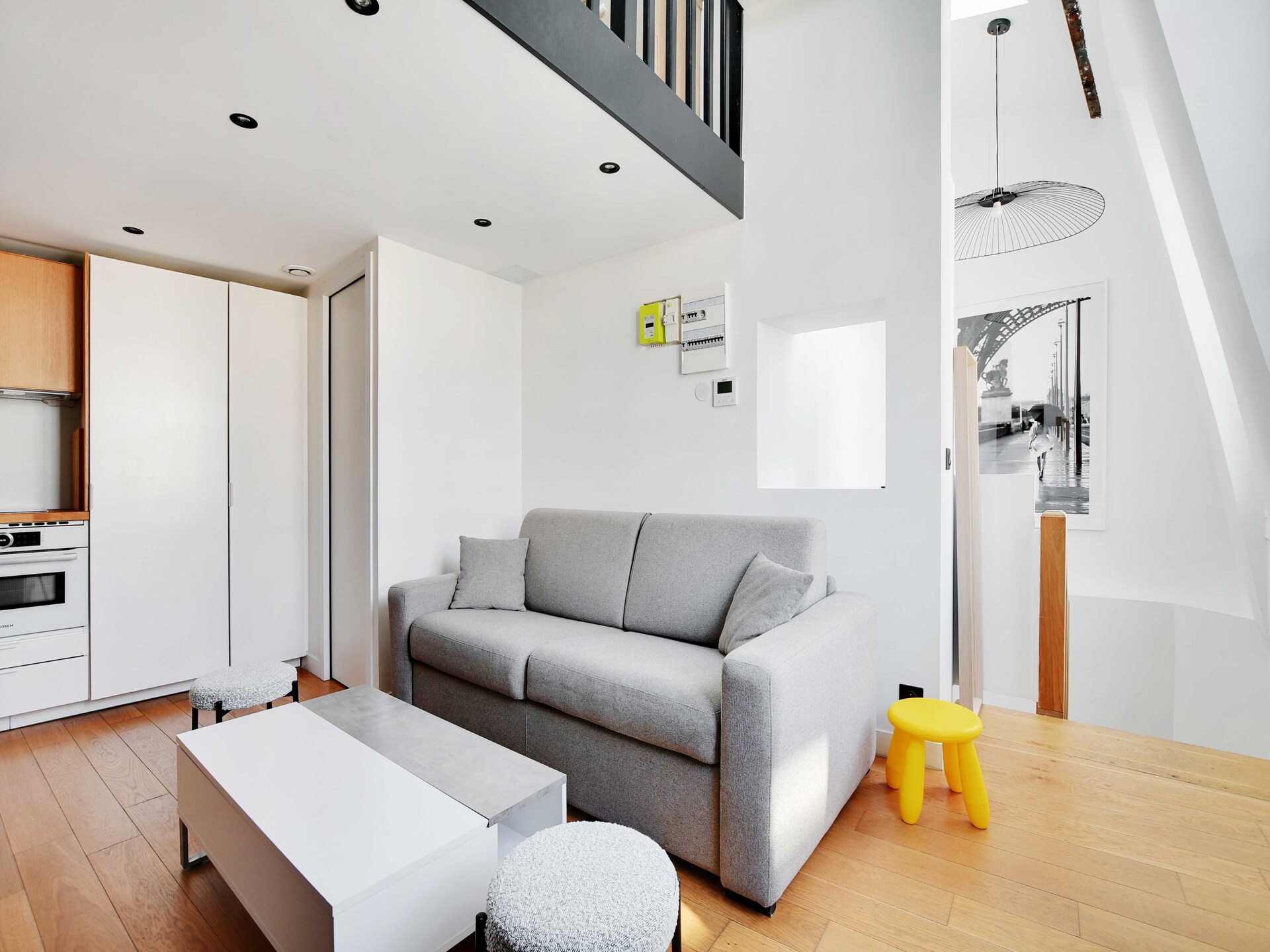 Charmant mezzanine appartement in de Marais, vlakbij Place des Vosges - foto 7