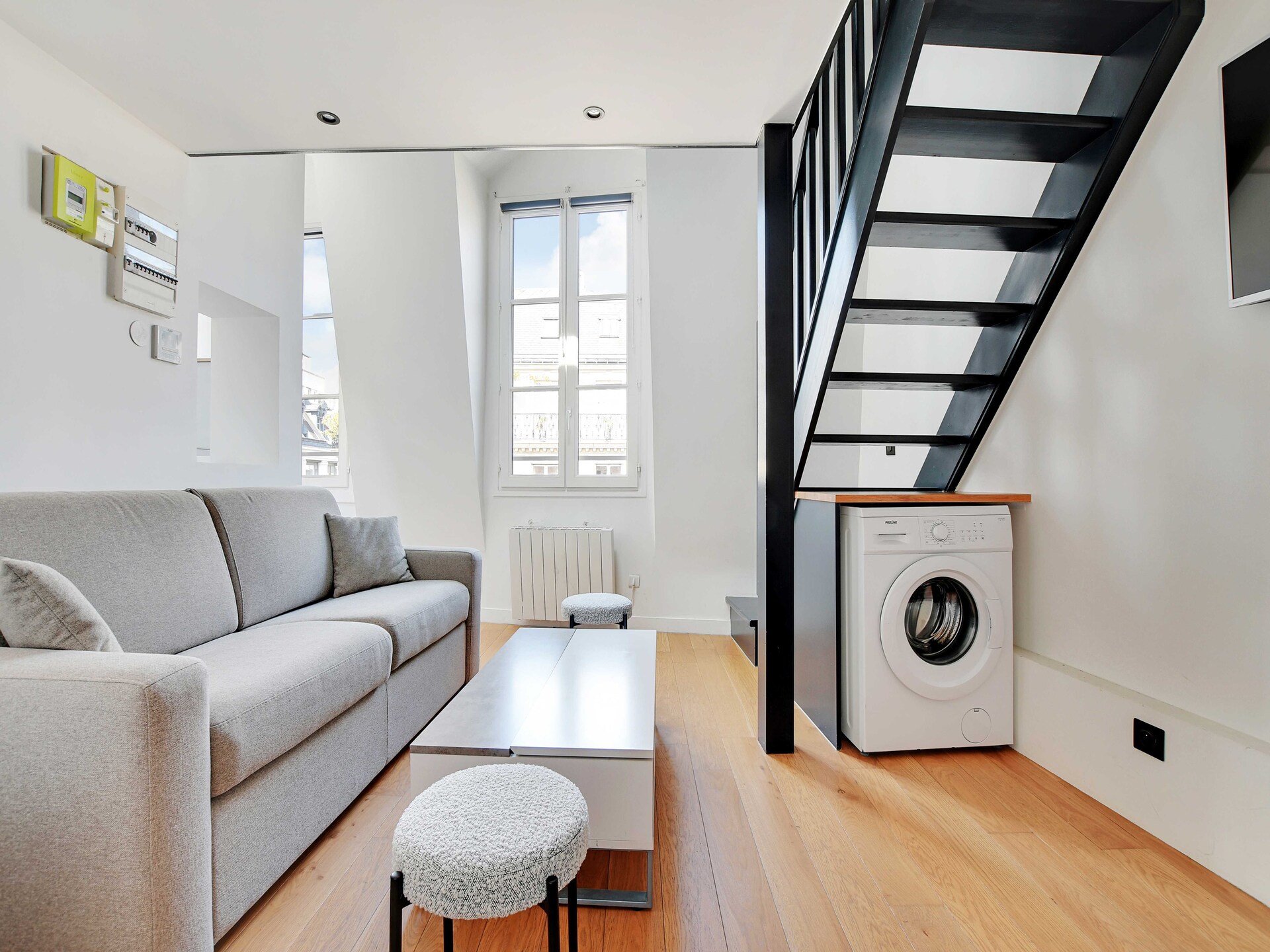 Charmant mezzanine appartement in de Marais, vlakbij Place des Vosges - foto 9